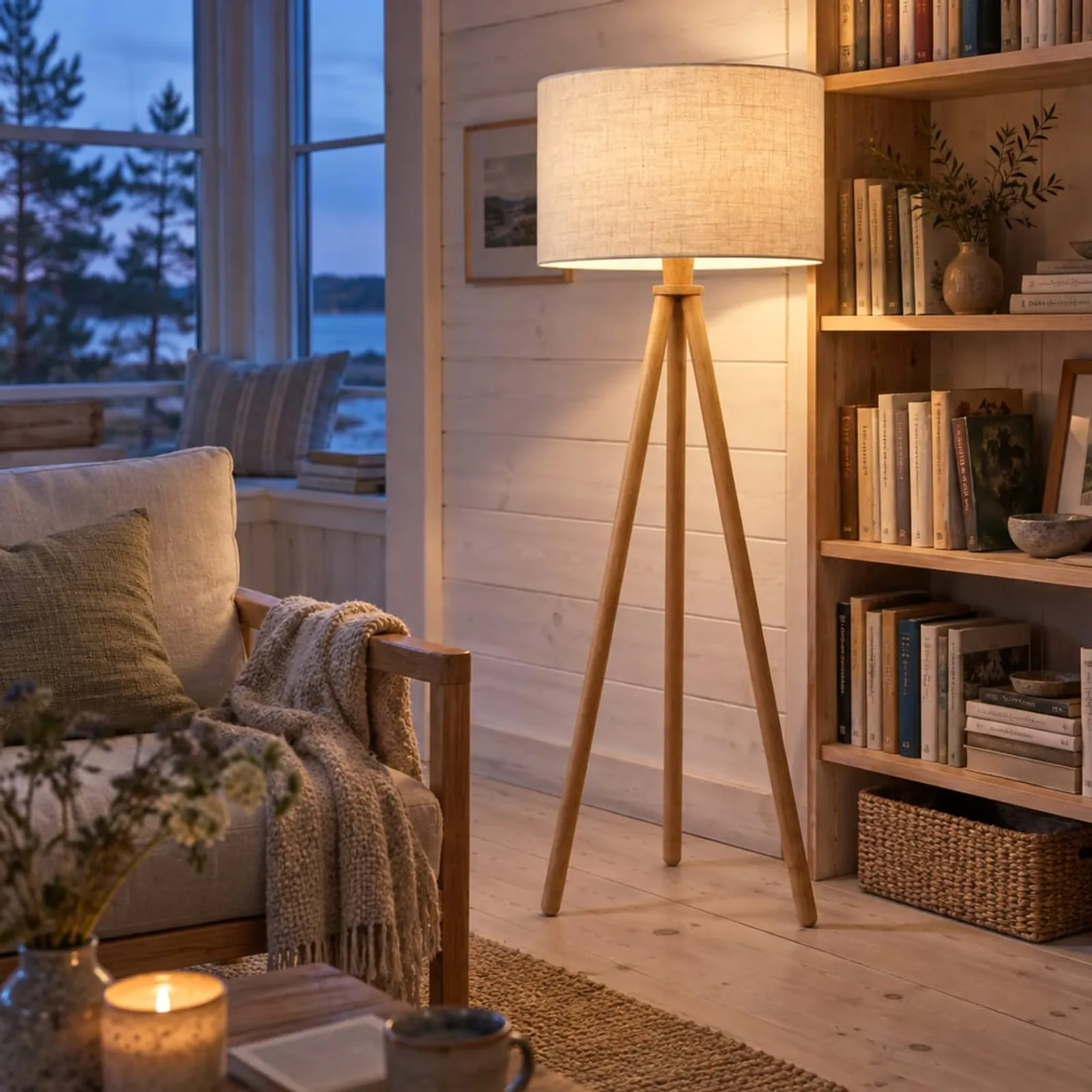 Lampadaire Humle naturel III - image 3