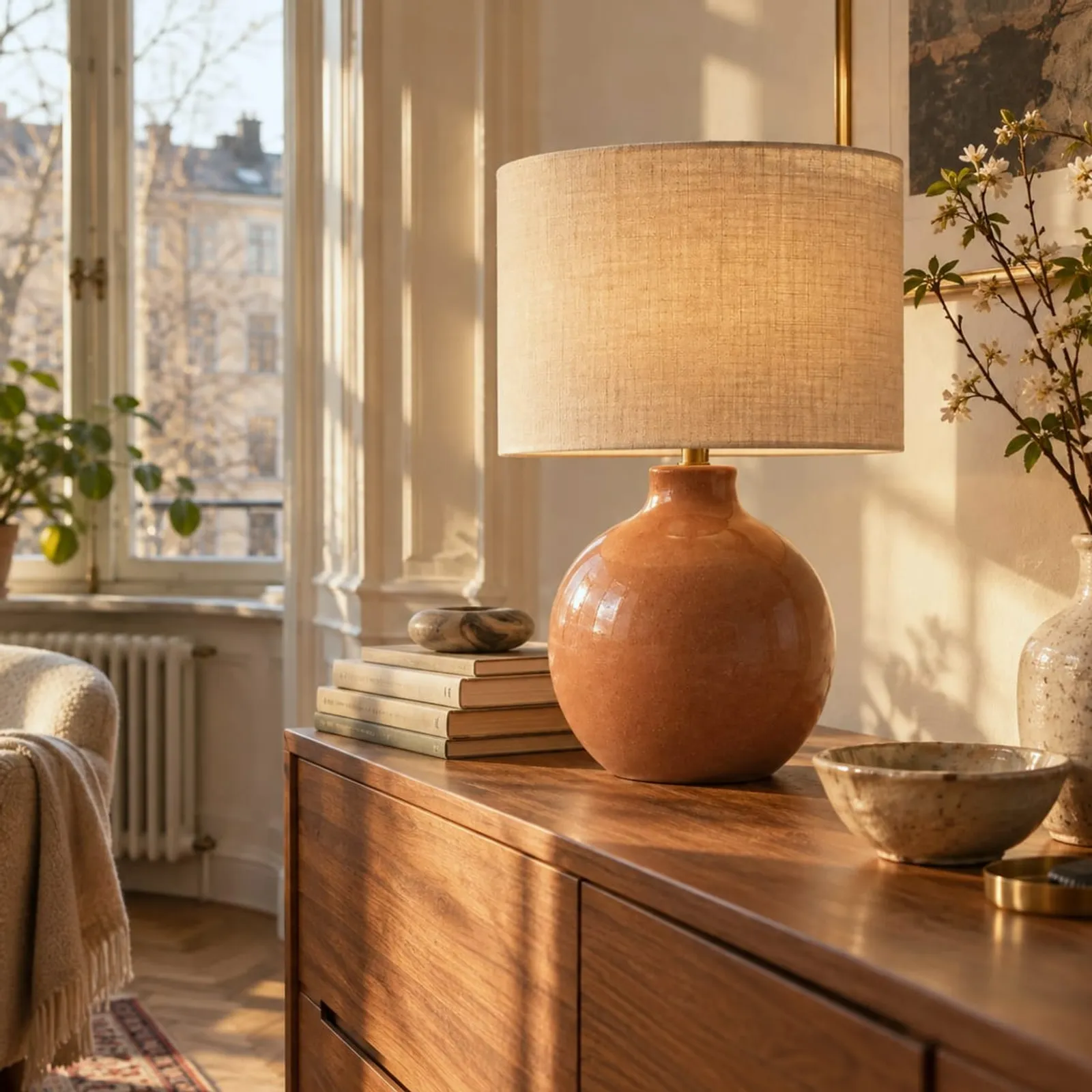 Lampe de table Kusten blanc craie III - image 2