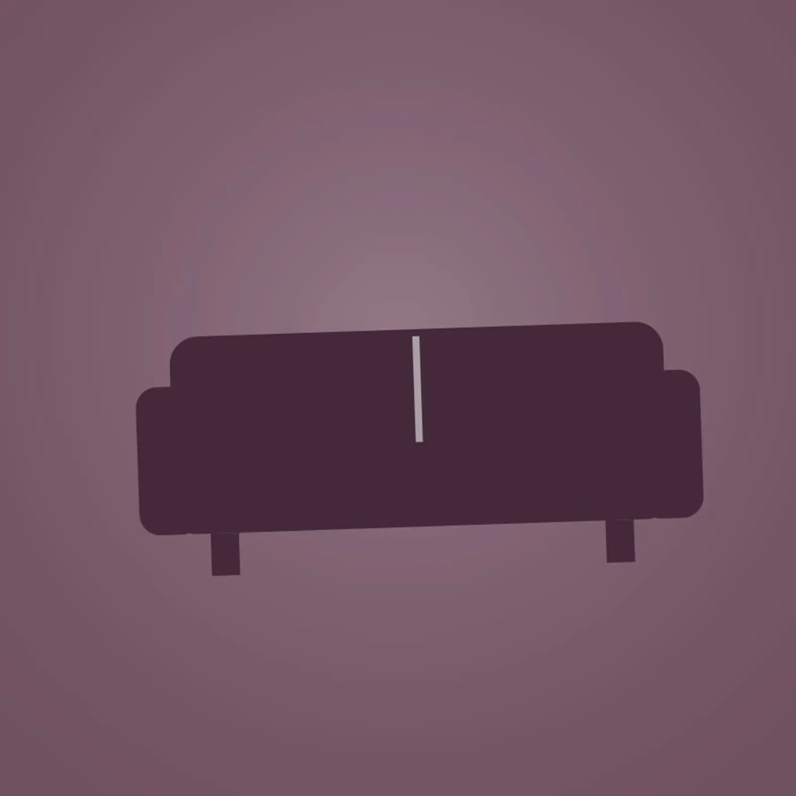Soffa Hassel Plommon - bild 1