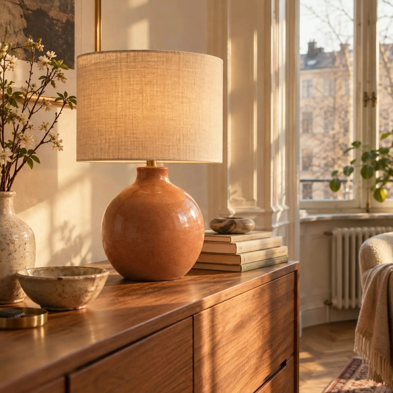 Lampe de table Slån ocre II - image 2