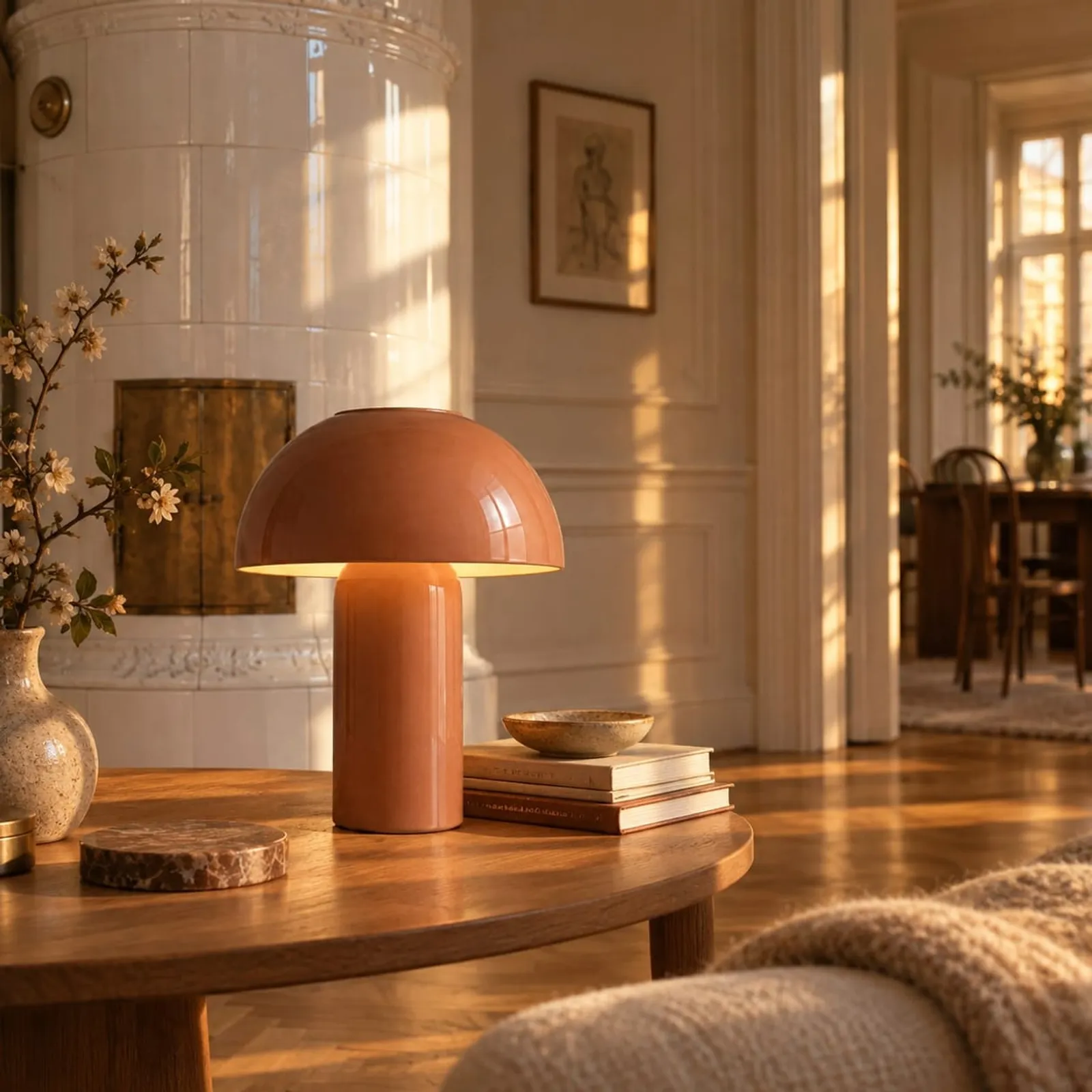 Lampe de table Fläder ocre IV - image 2
