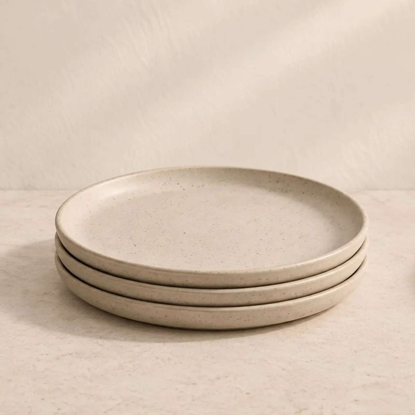 Assiette Lönn blanc craie III - image 3