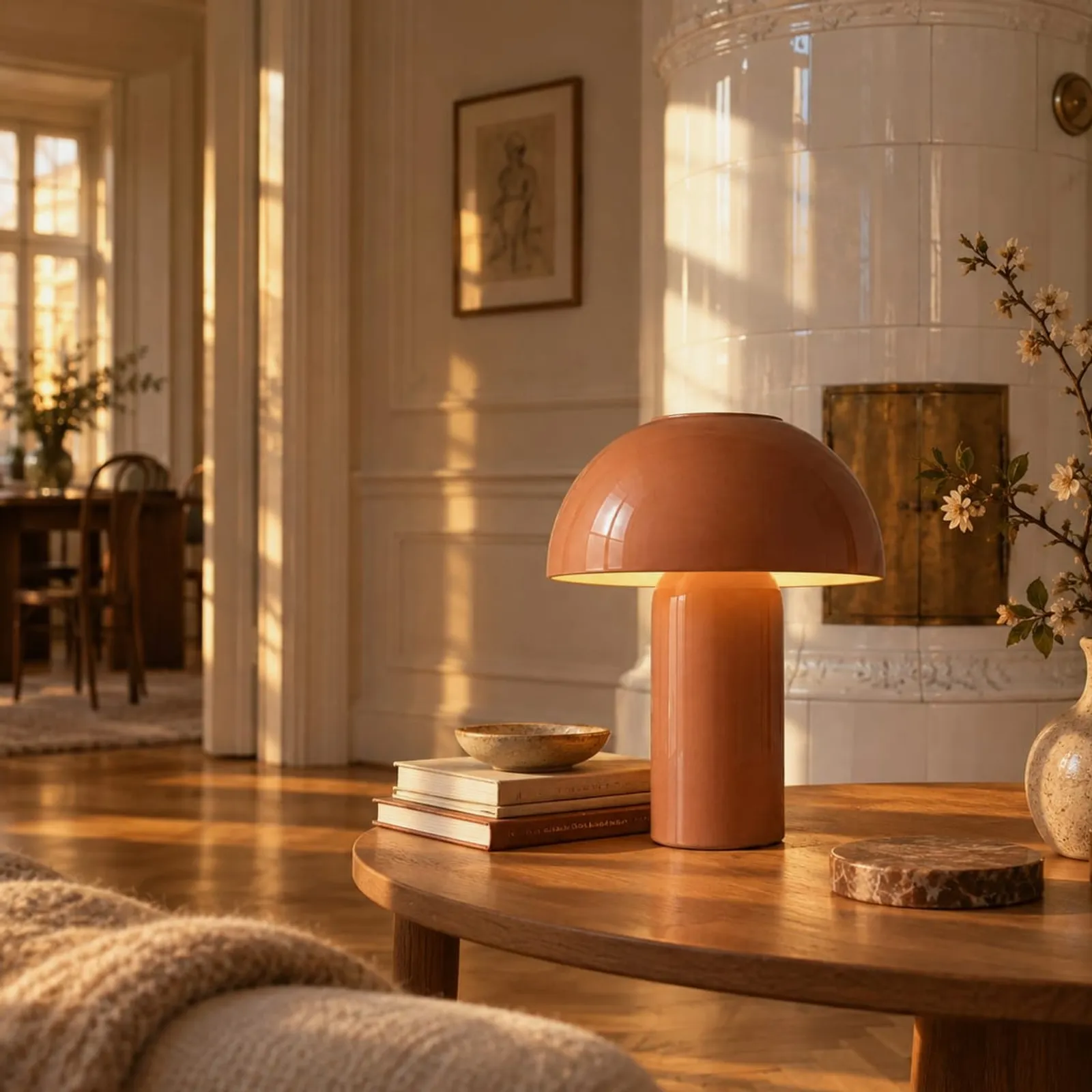 Lampe de table Torö ocre IV - image 2