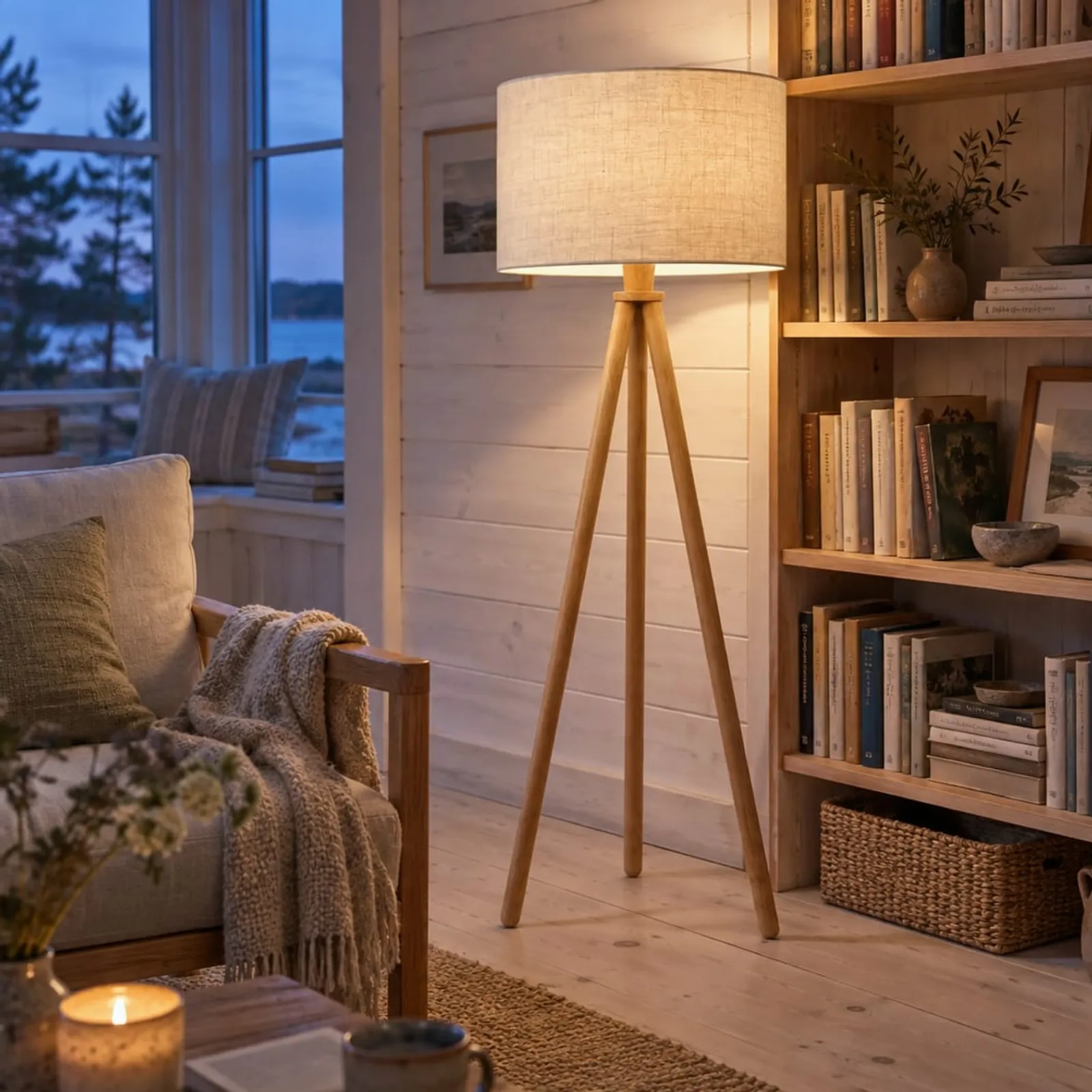 Lampadaire Kvarn naturel IV - image 3