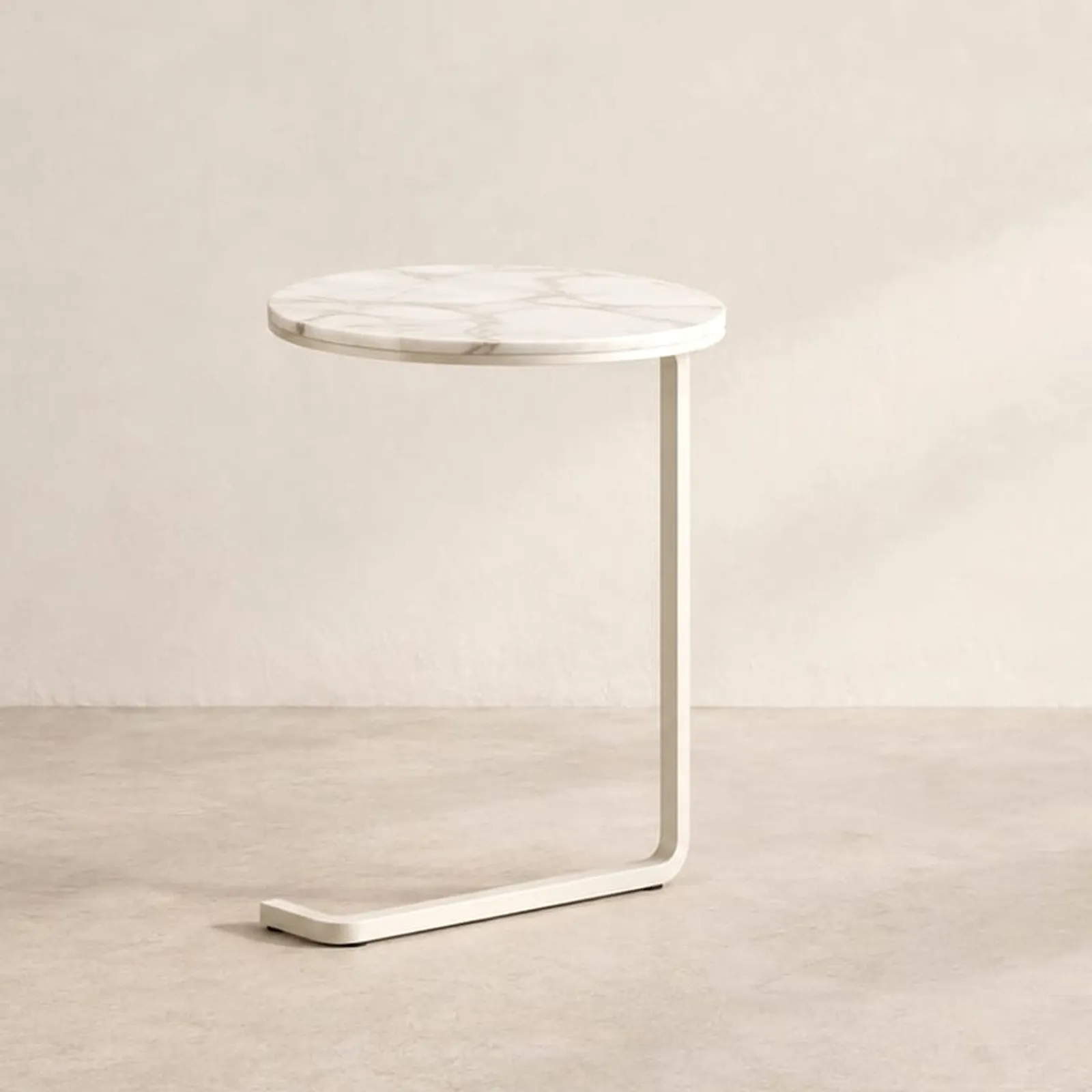 Table d’appoint Tjärn blanc craie - image 1