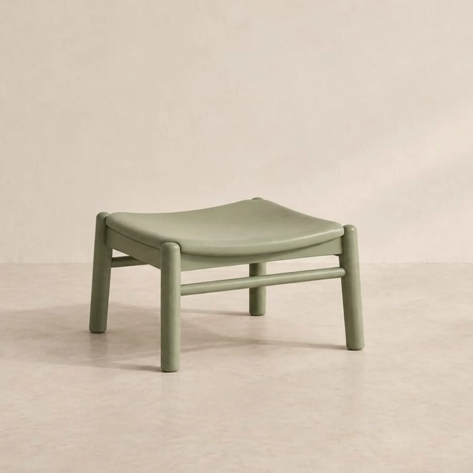Tabouret Alm ocre III - image 2