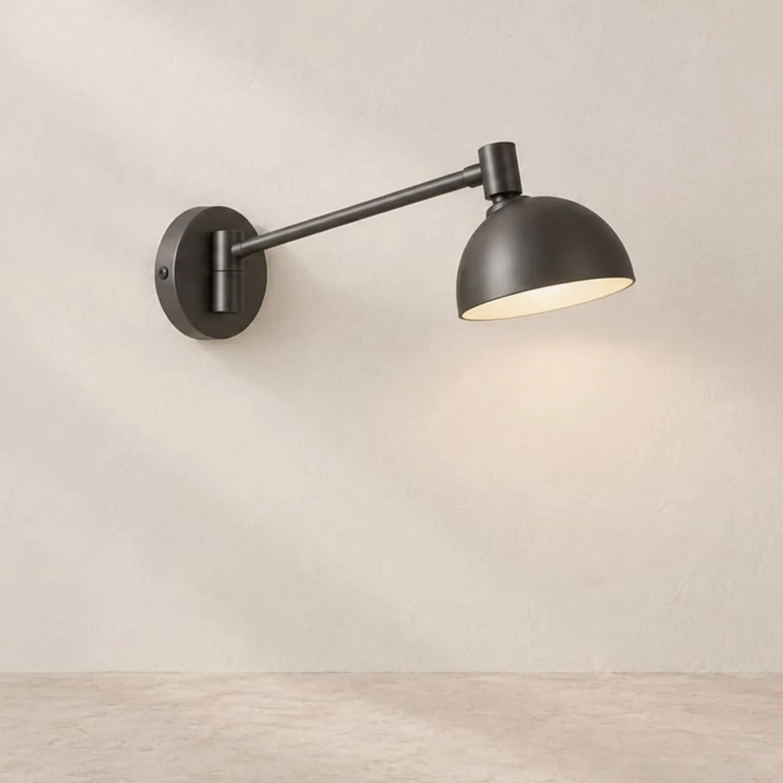 Vägglampa Vall Kol - bild 1