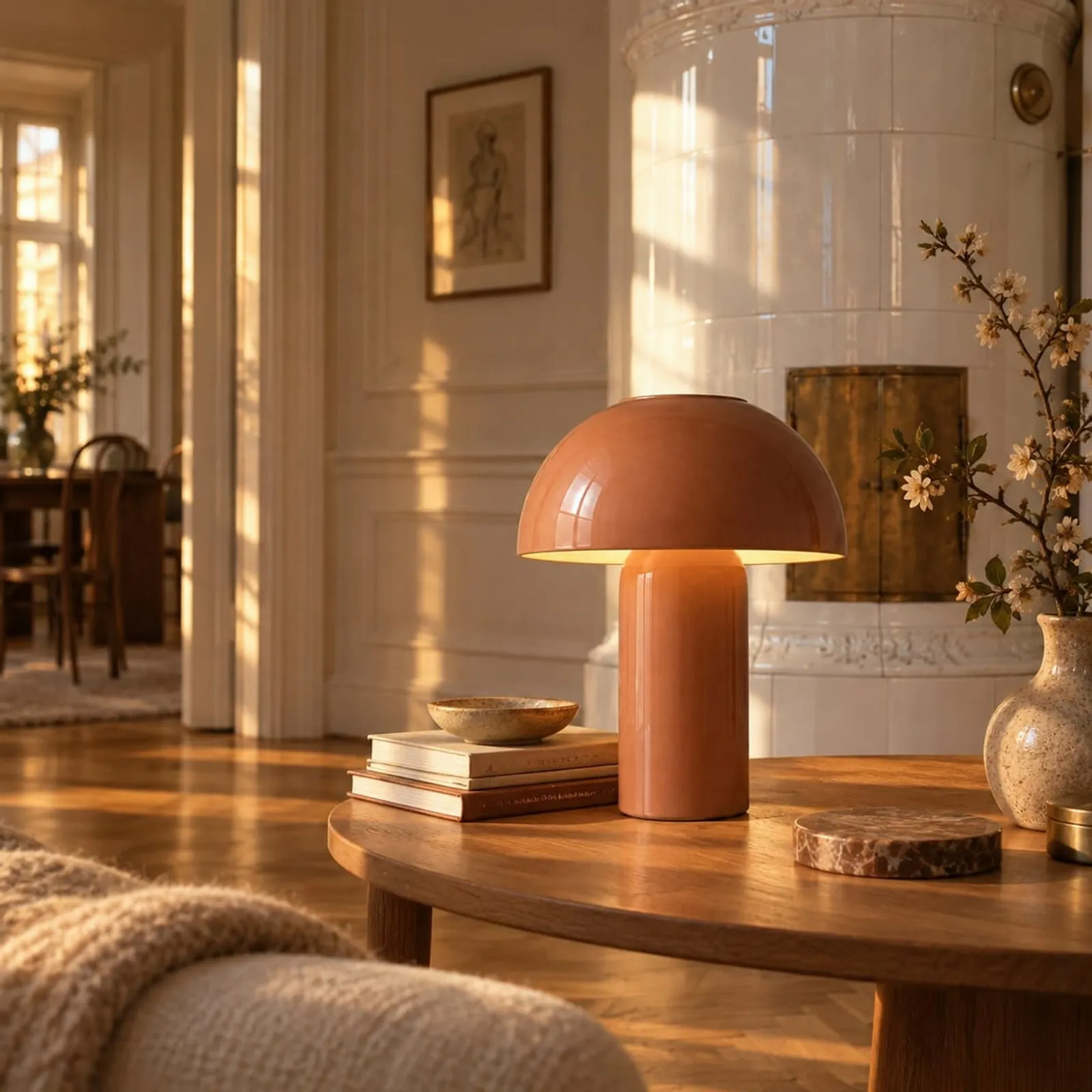 Lampe de table Vall ocre III - image 2