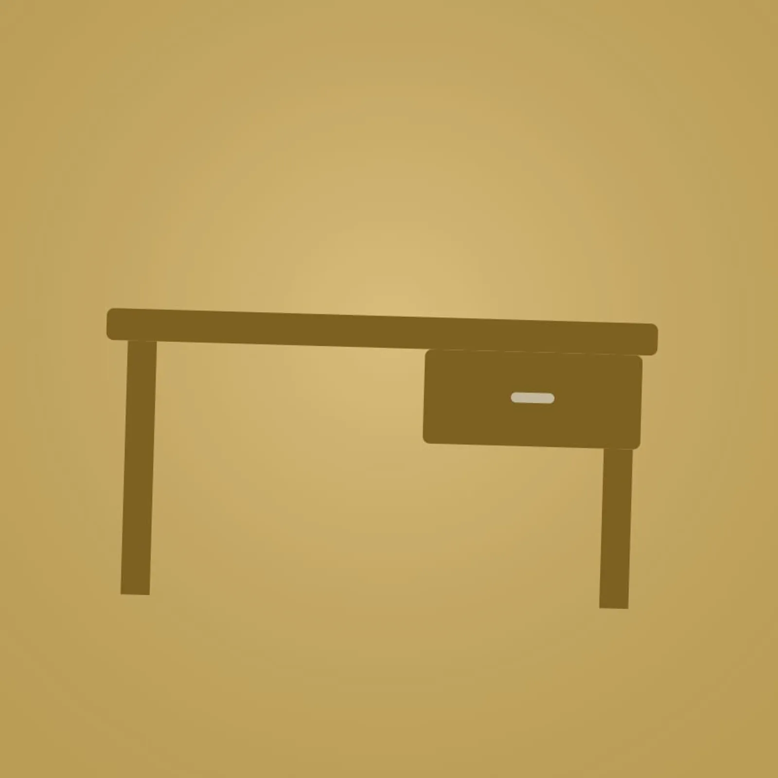 Skrivbord Bränna Björk - bild 1