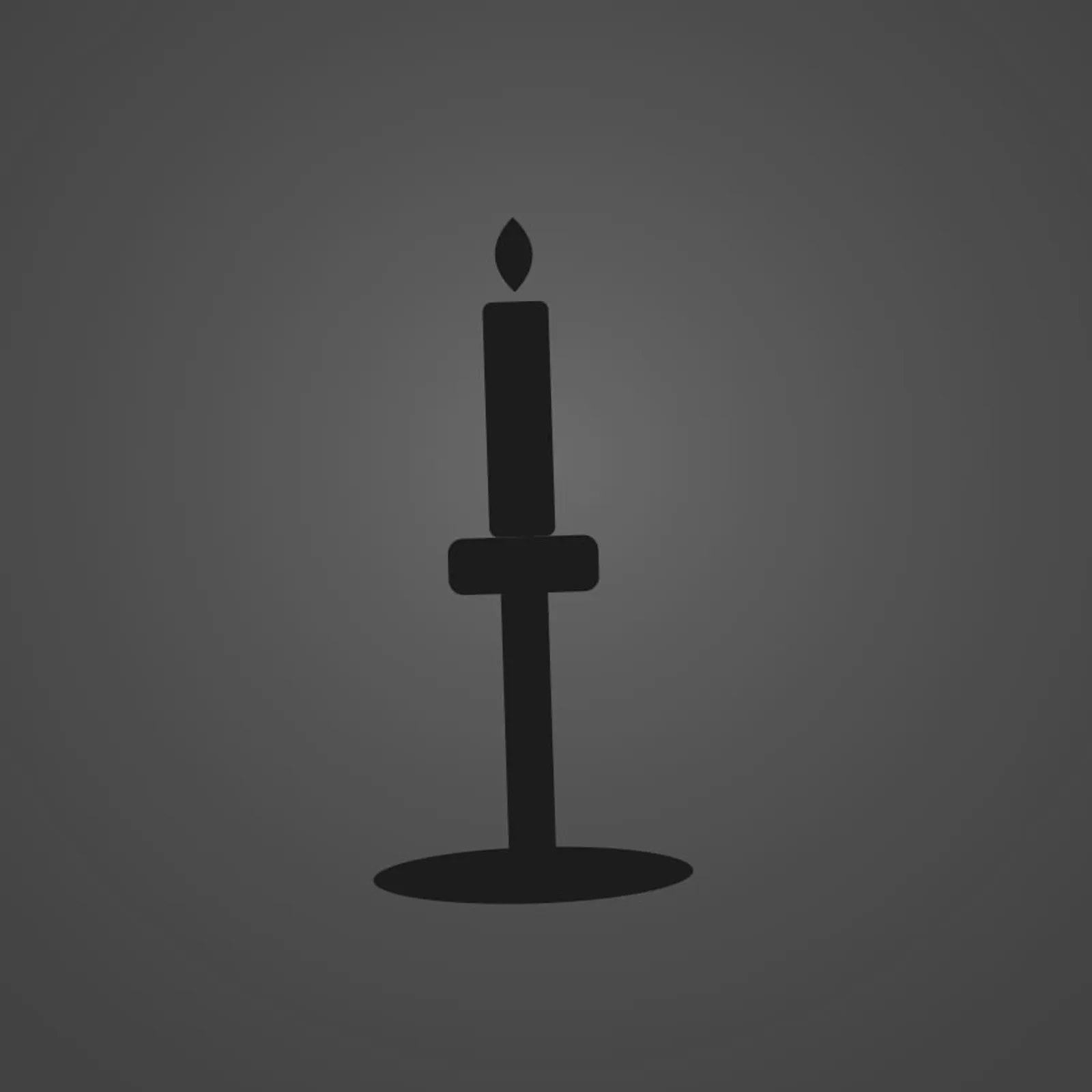 Ljusstake Skogen Kol - bild 1