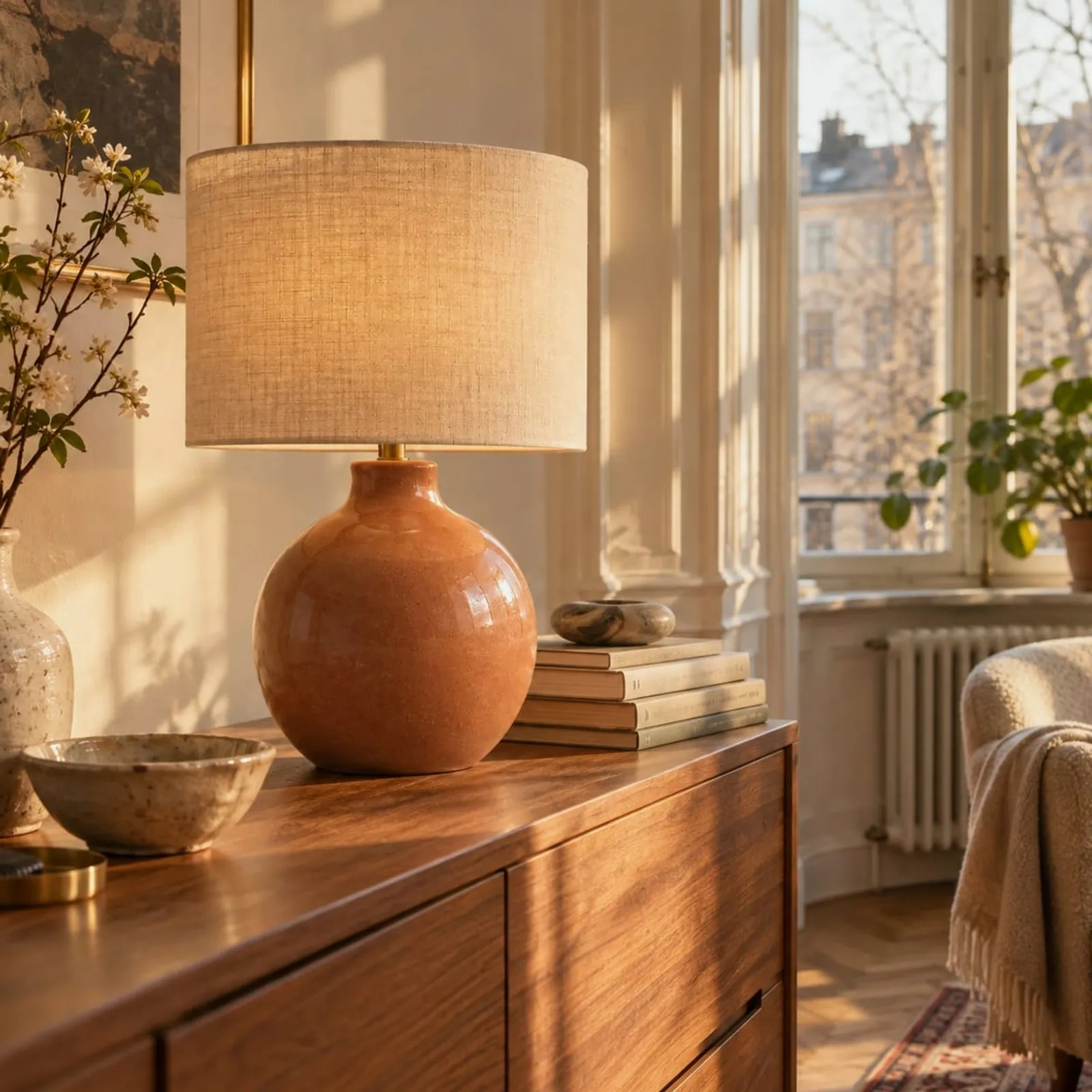 Lampe de table Alm en laiton - image 2
