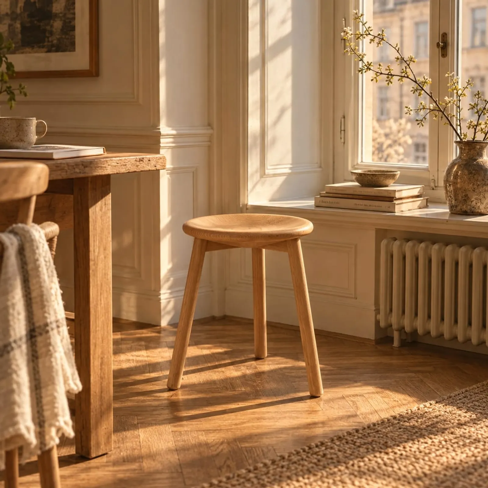 Tabouret Kvarn en acier - image 2