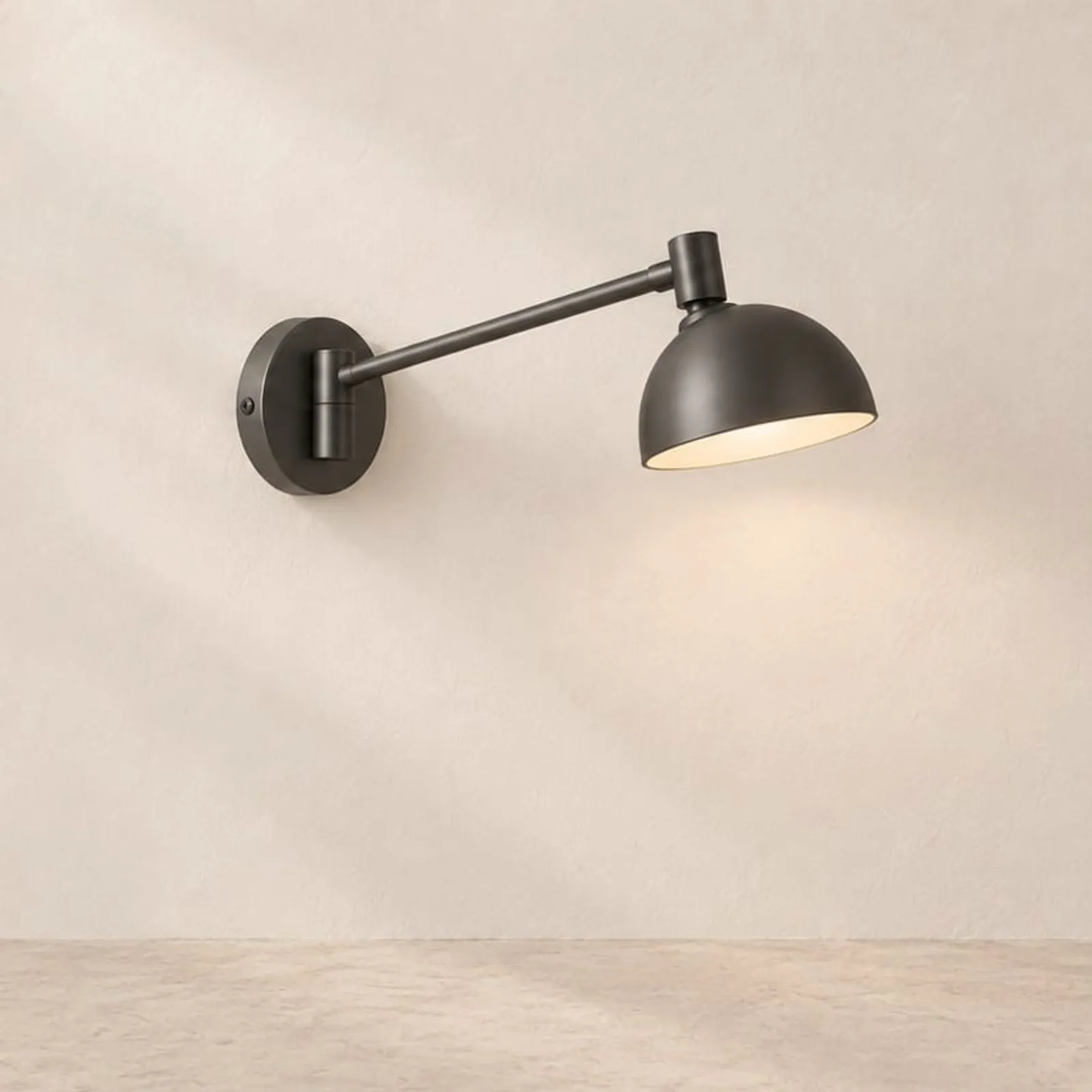 Vägglampa Hampa Kol - bild 1