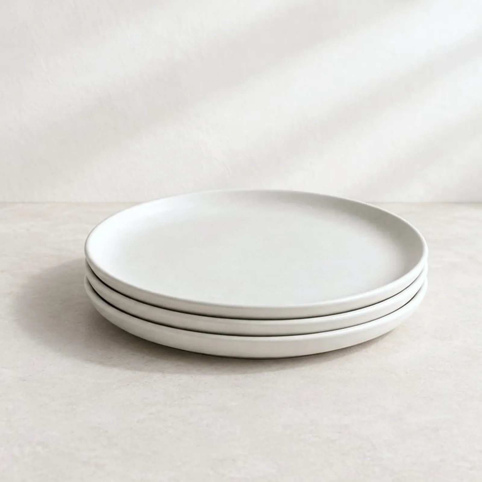 Assiette Lönn blanc craie III - image 1