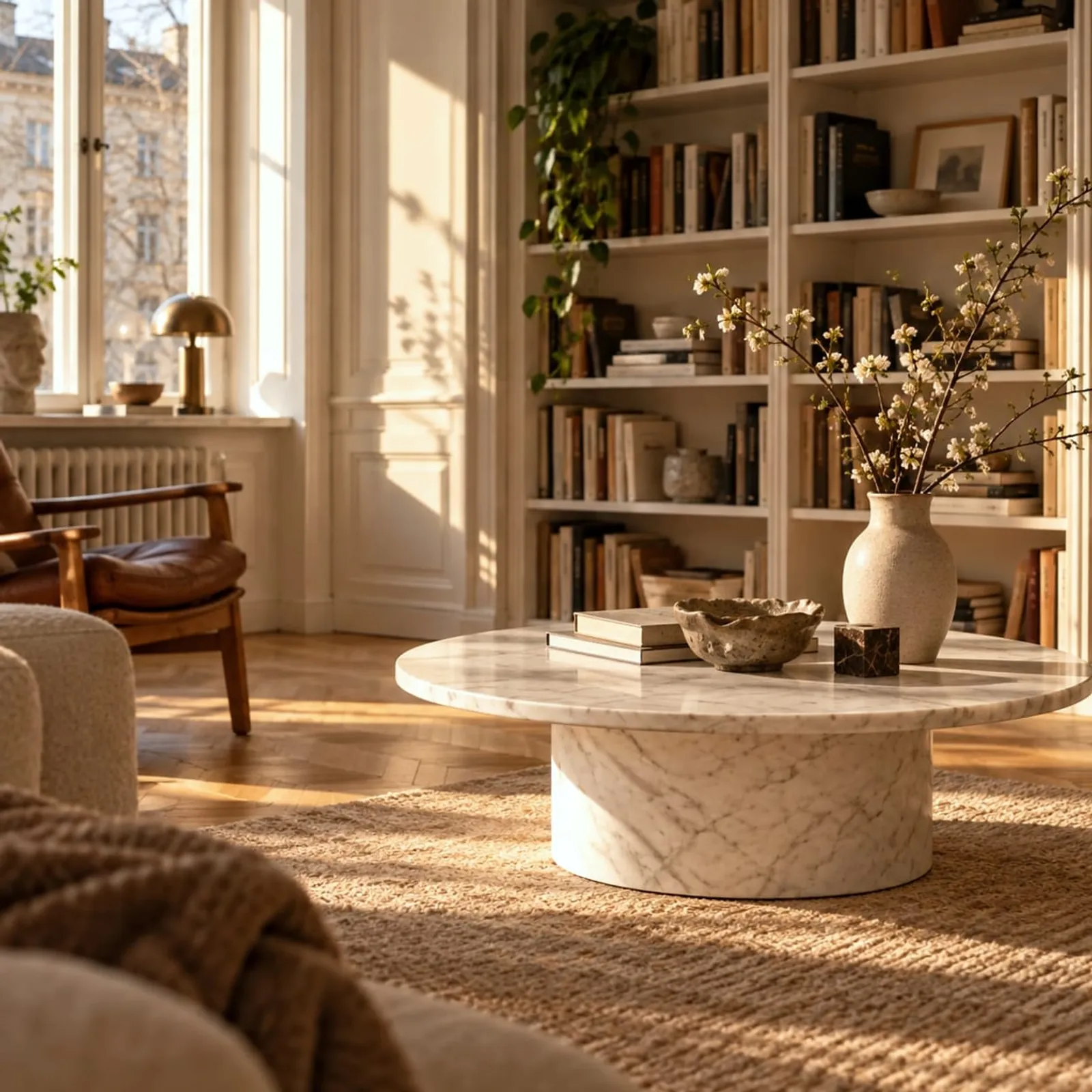 Table basse Myr blanc craie II - image 2