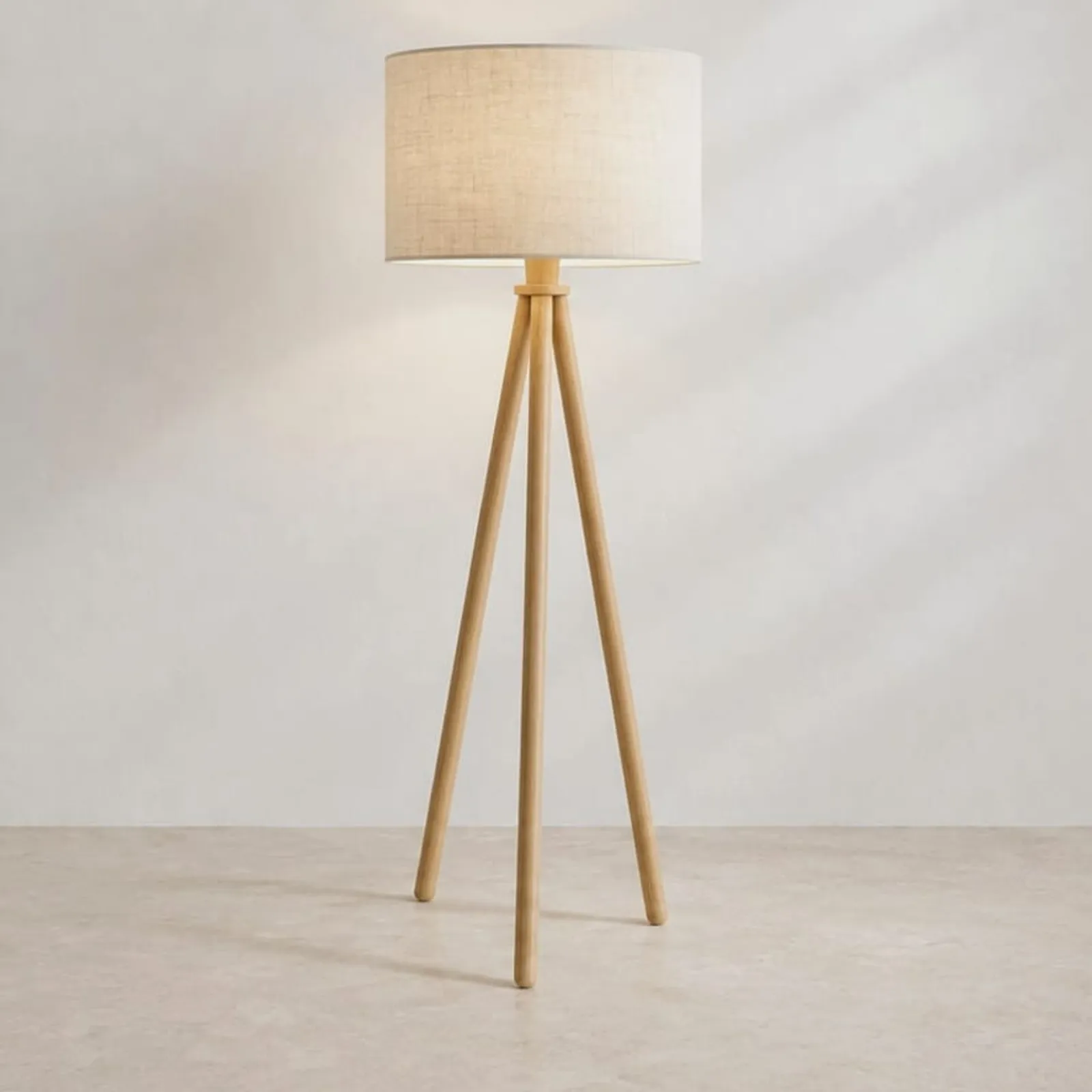 Golvlampa Lönn Natur - bild 2