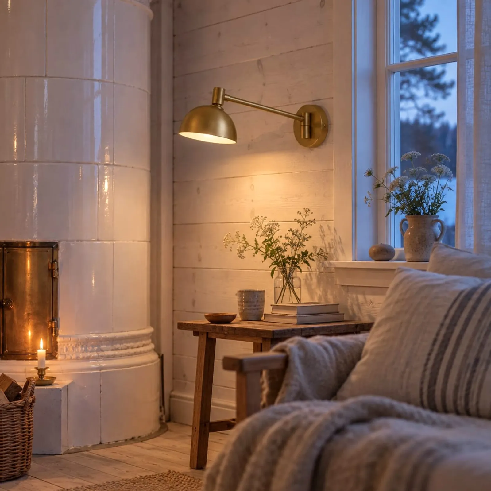 Vägglampa Salvia Stål - bild 2