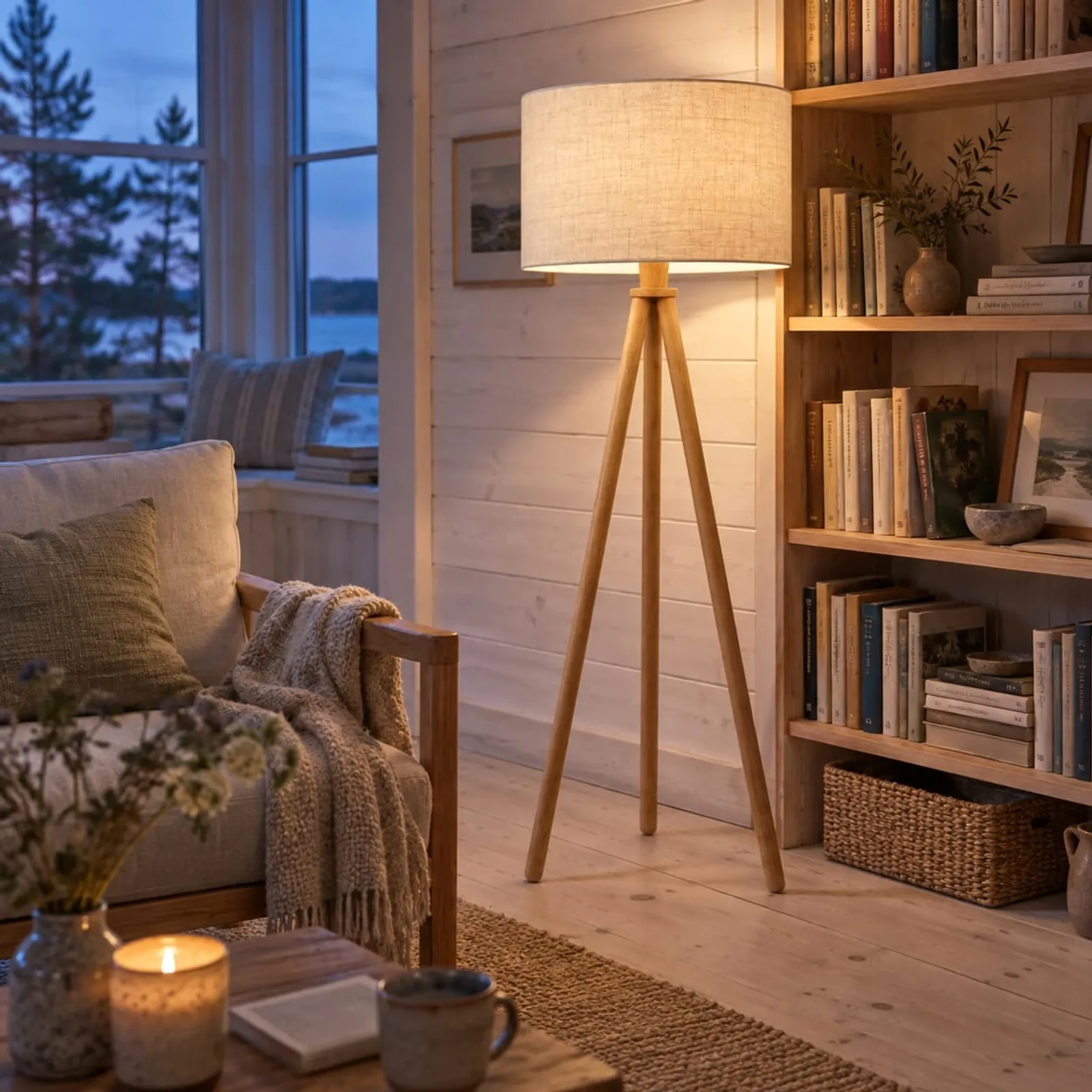 Lampadaire Ås naturel III - image 3
