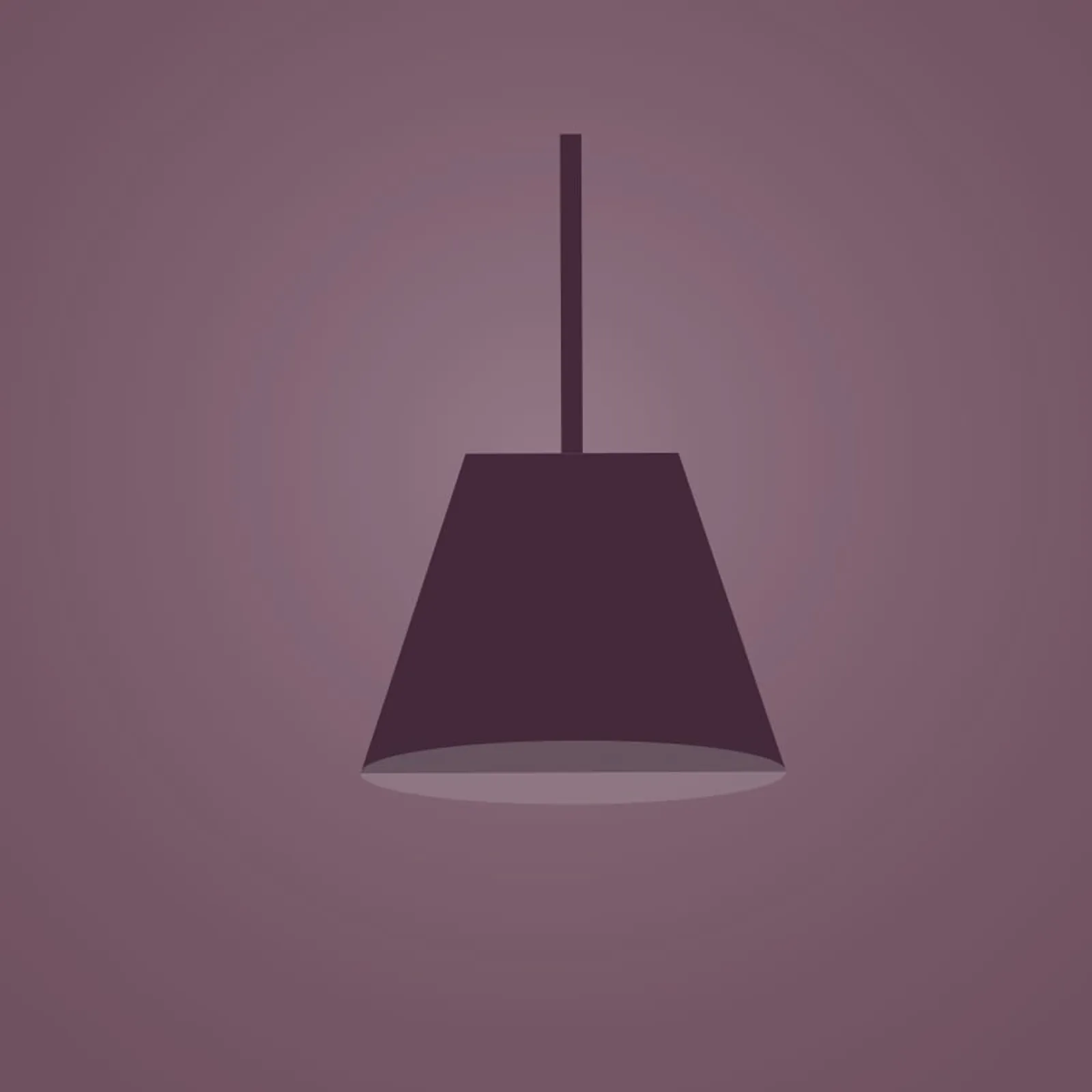 Taklampa Torö Plommon - bild 1