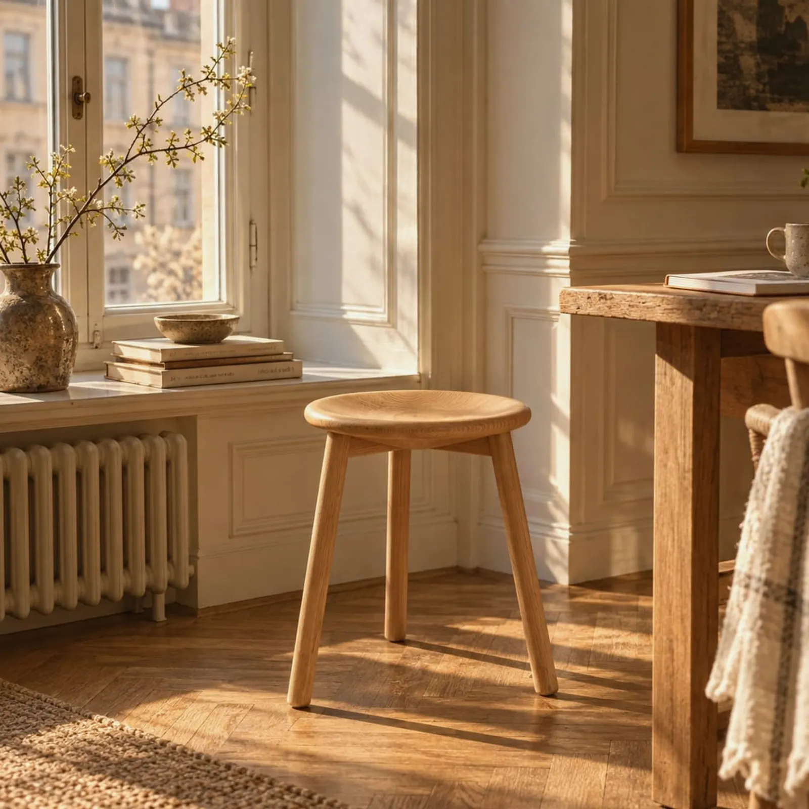 Tabouret Holm en bouleau - image 3
