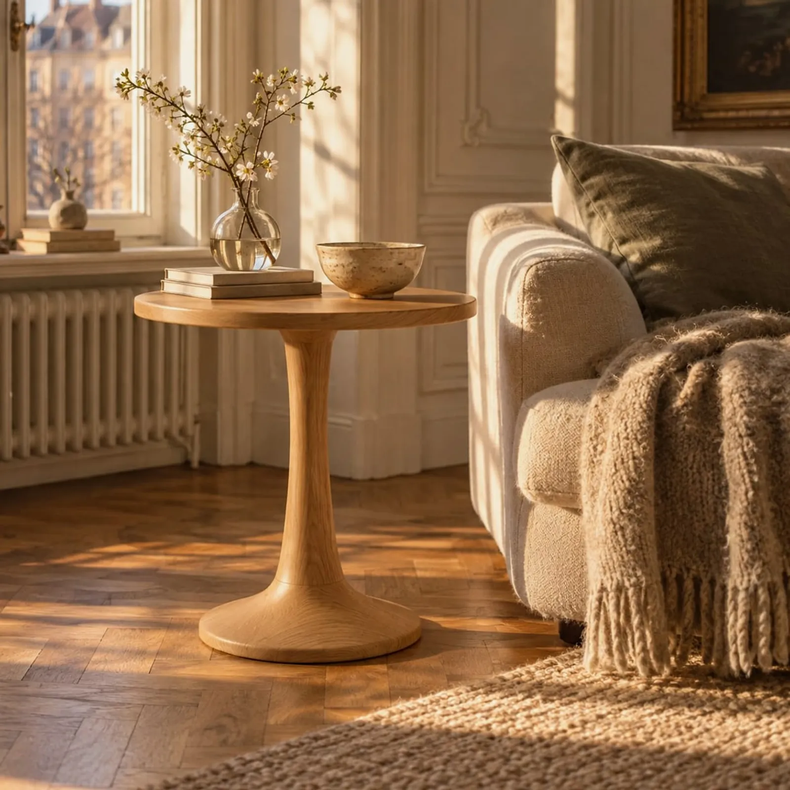 Table d’appoint Hassel en laiton - image 2
