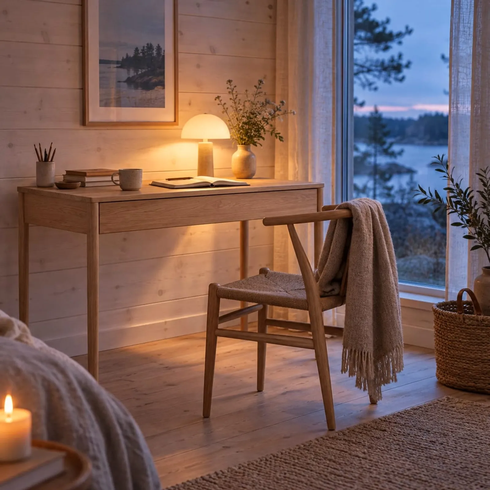 Bureau Strand en bouleau - image 3