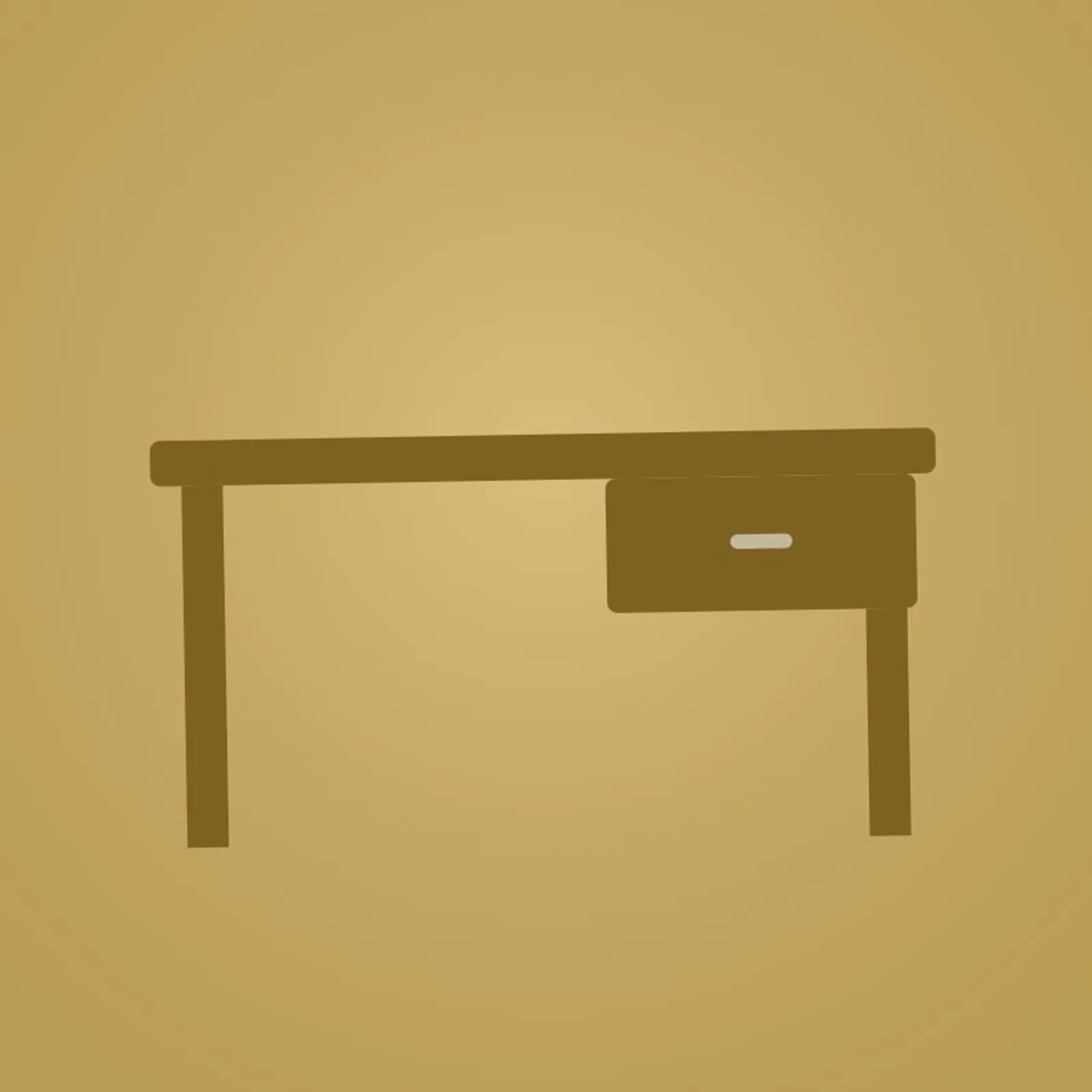 Skrivbord Råg Björk - bild 1