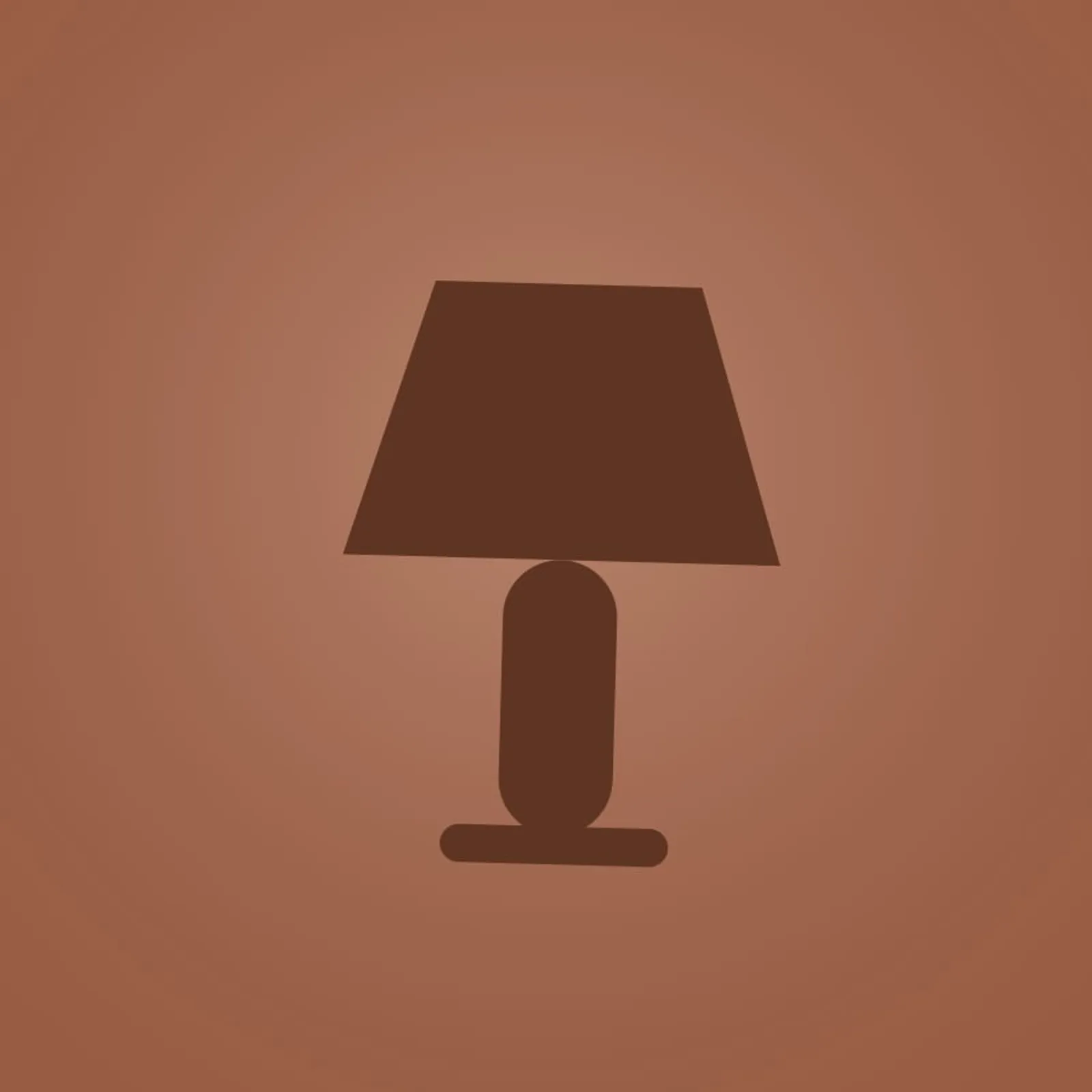 Bordslampa Slån Rost - bild 1