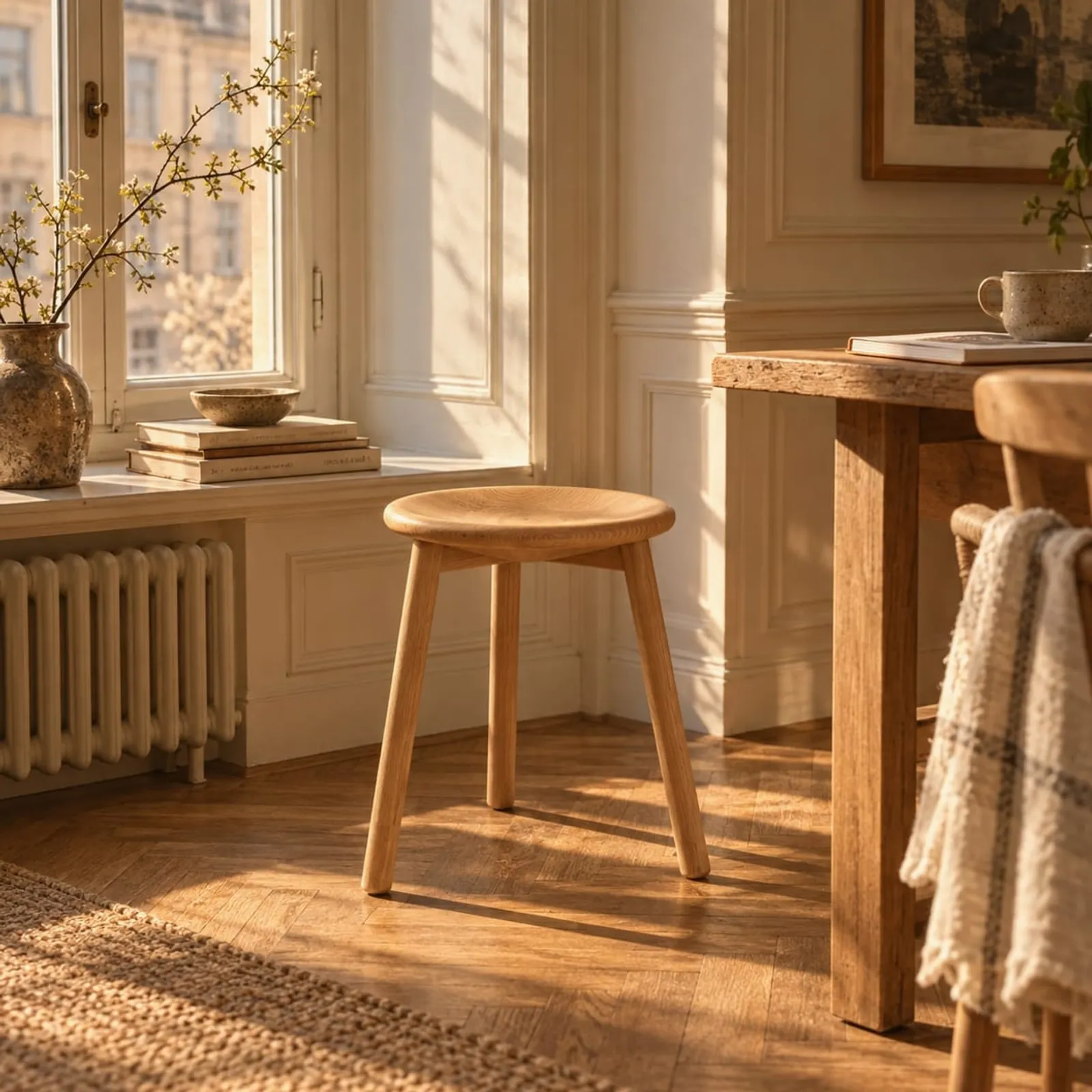 Tabouret Ås charbon - image 2