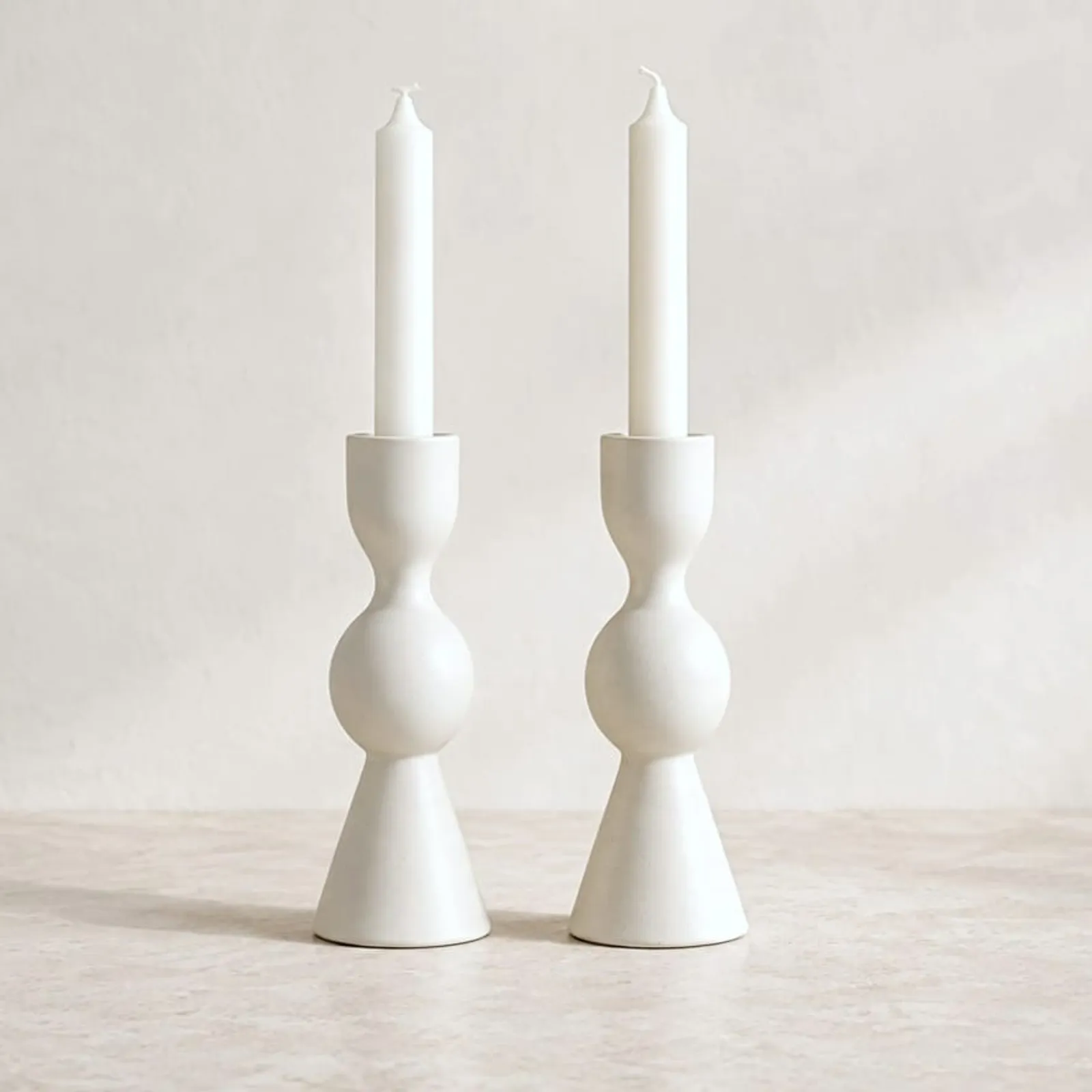 Ljusstake Tjärn Stengods - bild 1