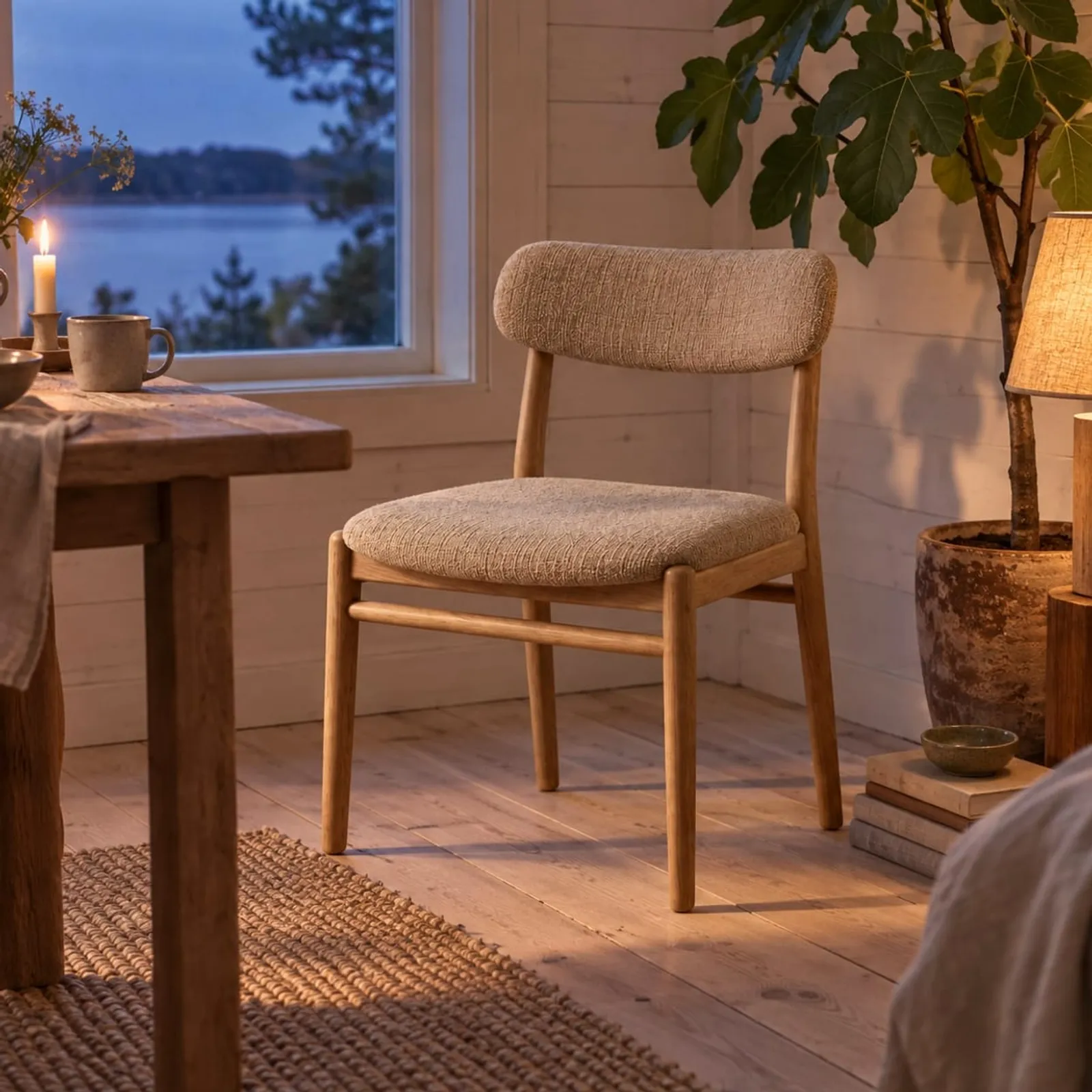 Chaise Alm charbon V - image 3