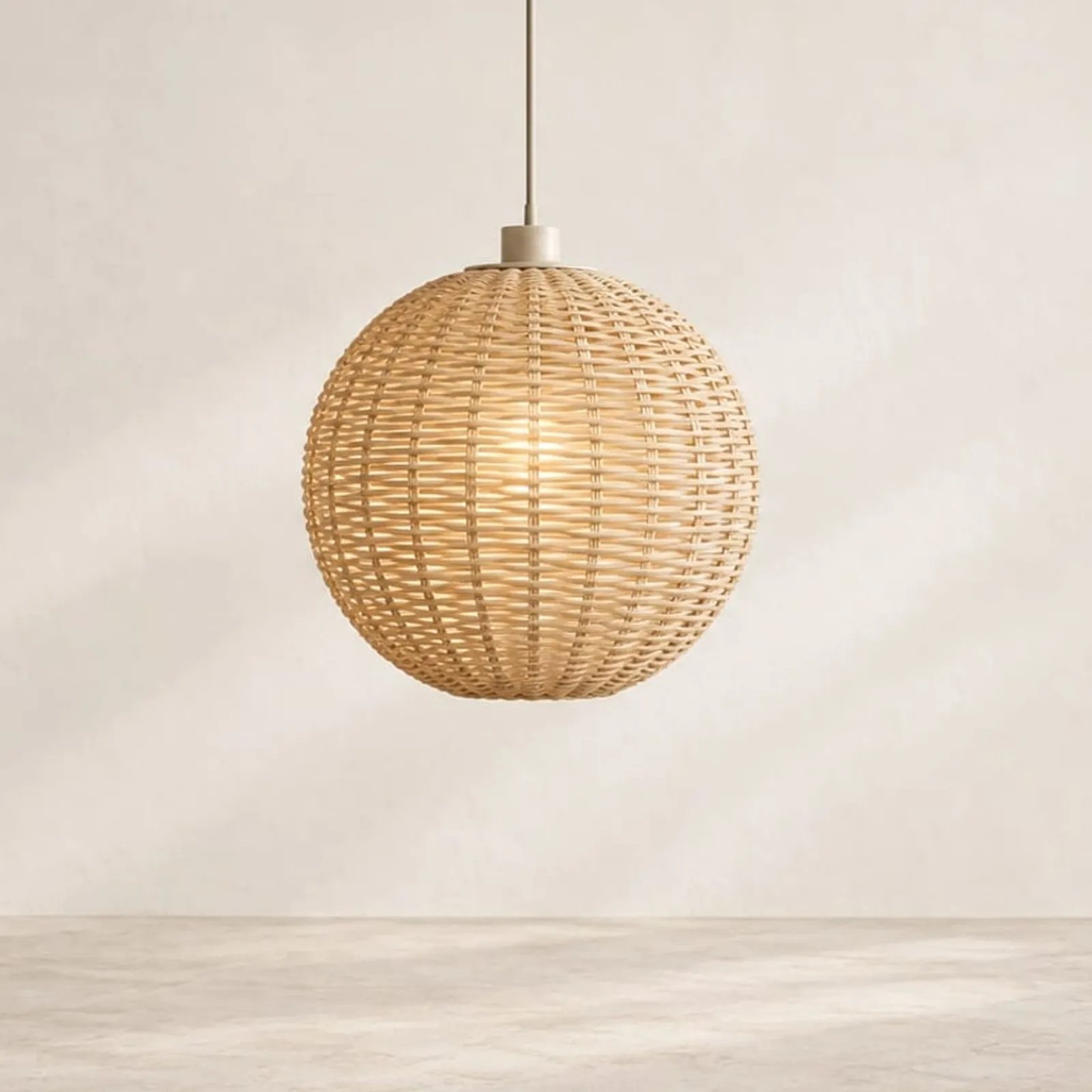 Taklampa Ull Natur II - bild 1