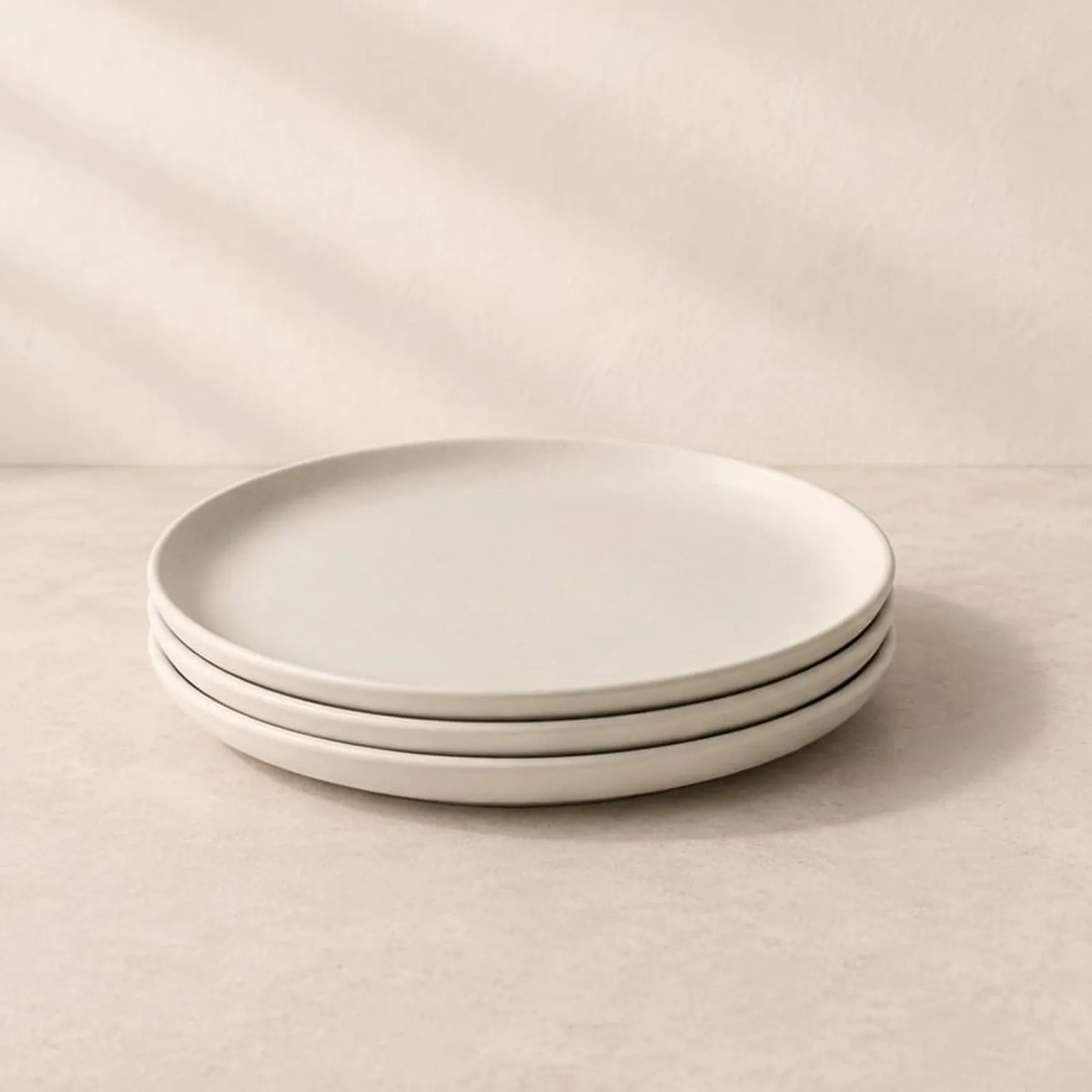 Assiette Tjärn blanc craie IV - image 1