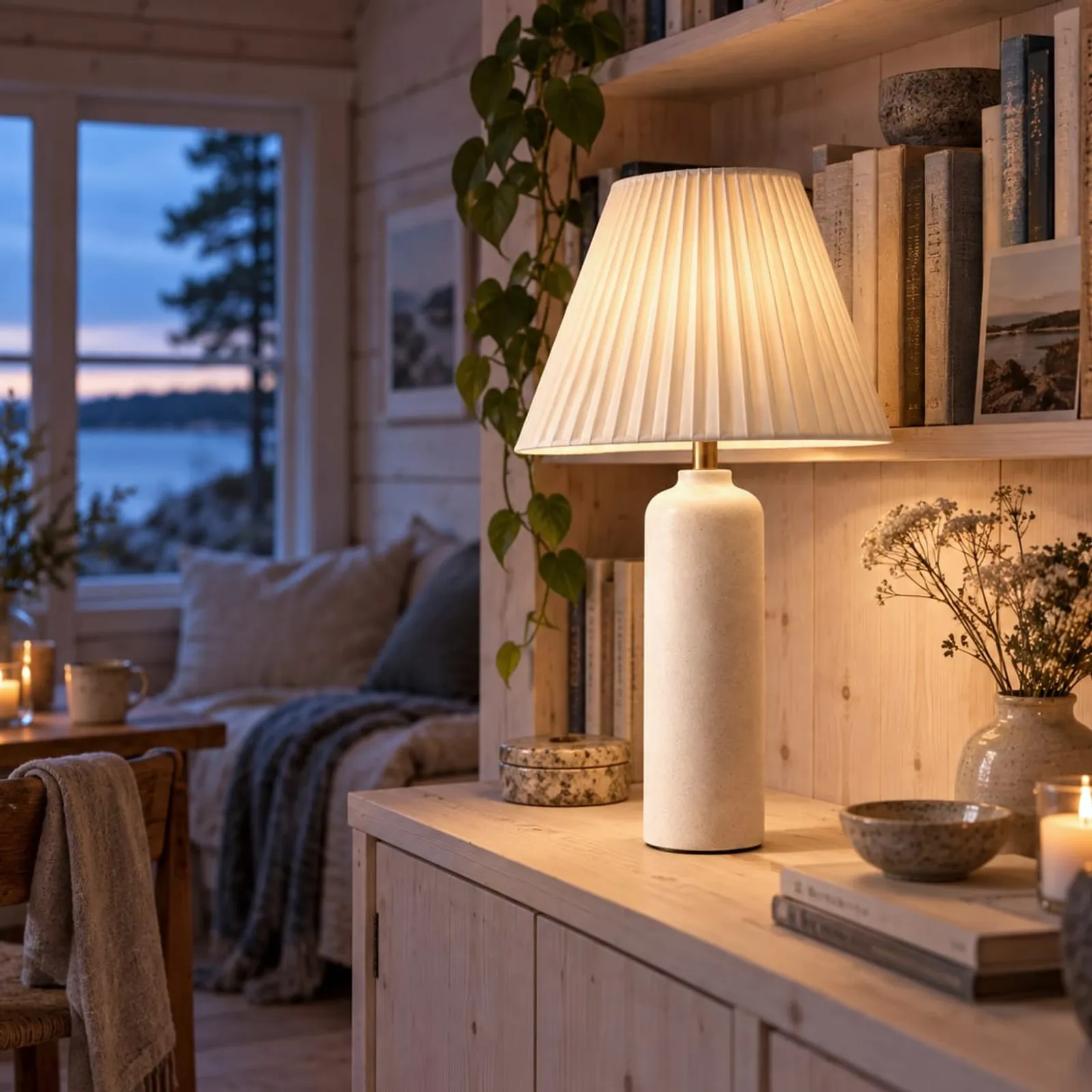 Bordslampa Pors Kritvit III - bild 2