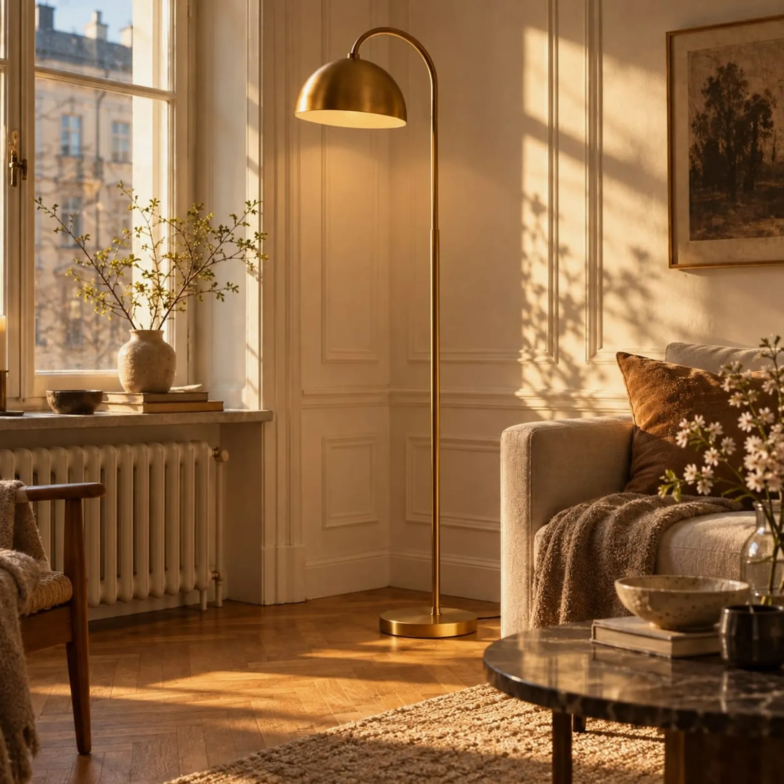 Lampadaire Klippa ocre - image 2