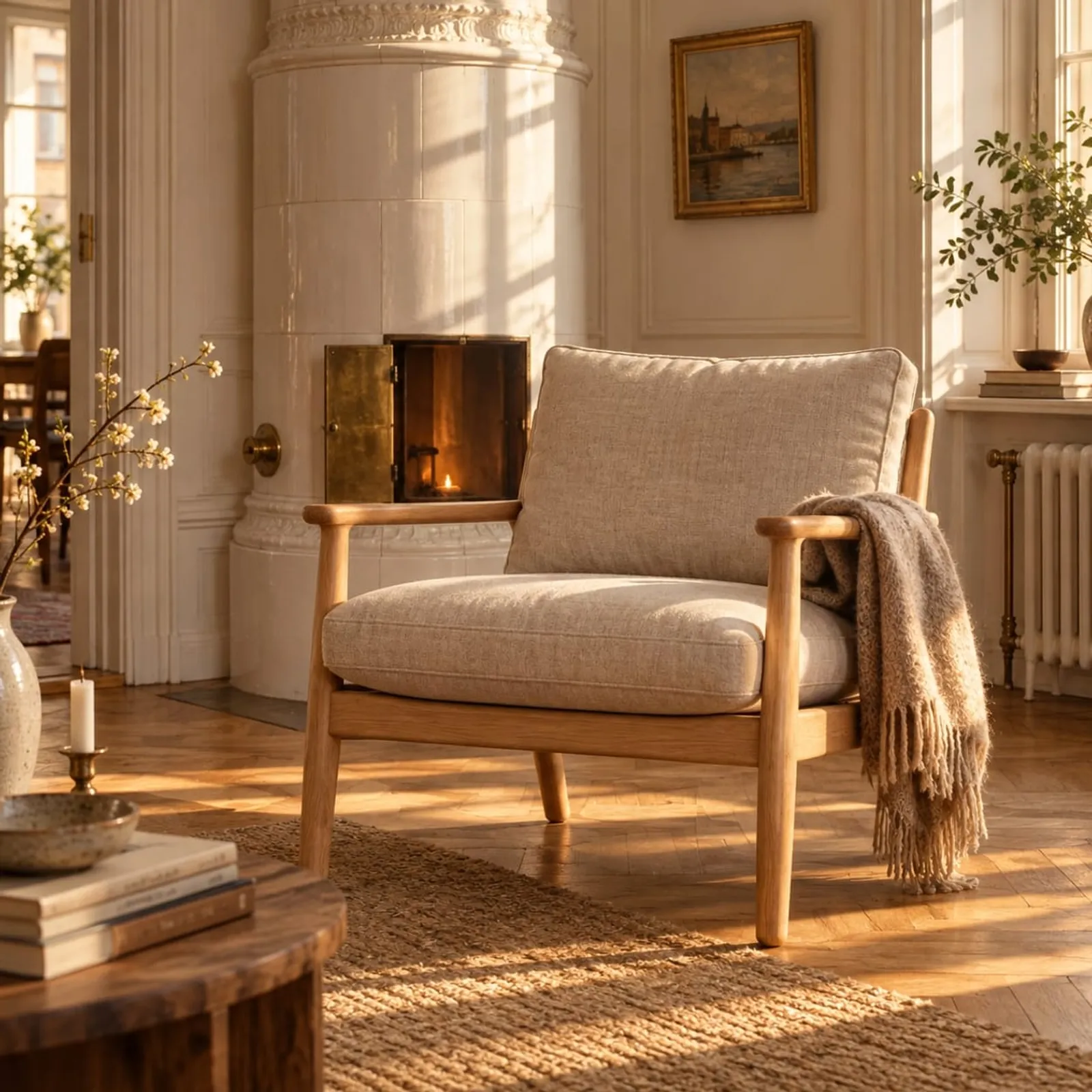 Fauteuil Råg en laine - image 2