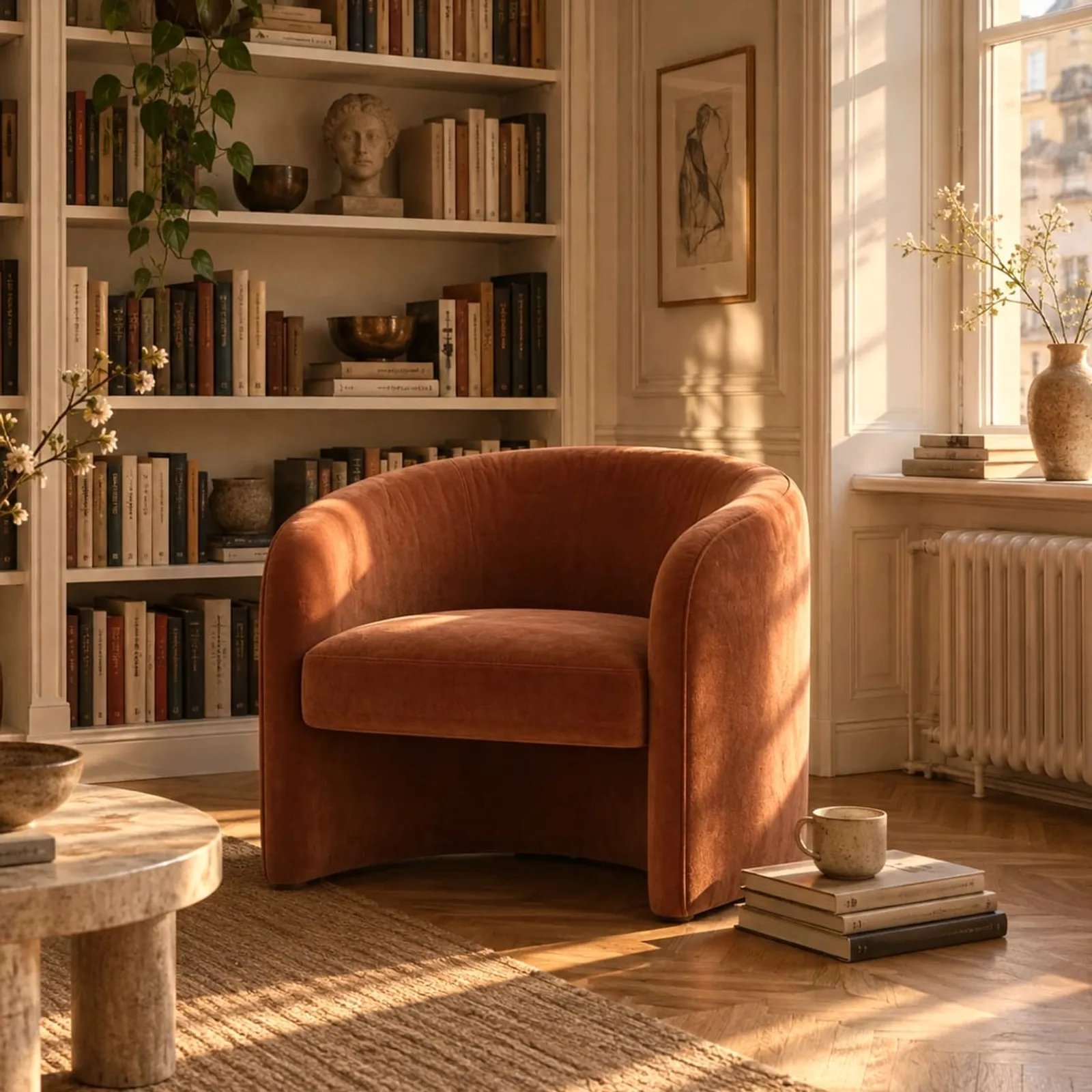 Fauteuil Öland rouille III - image 2