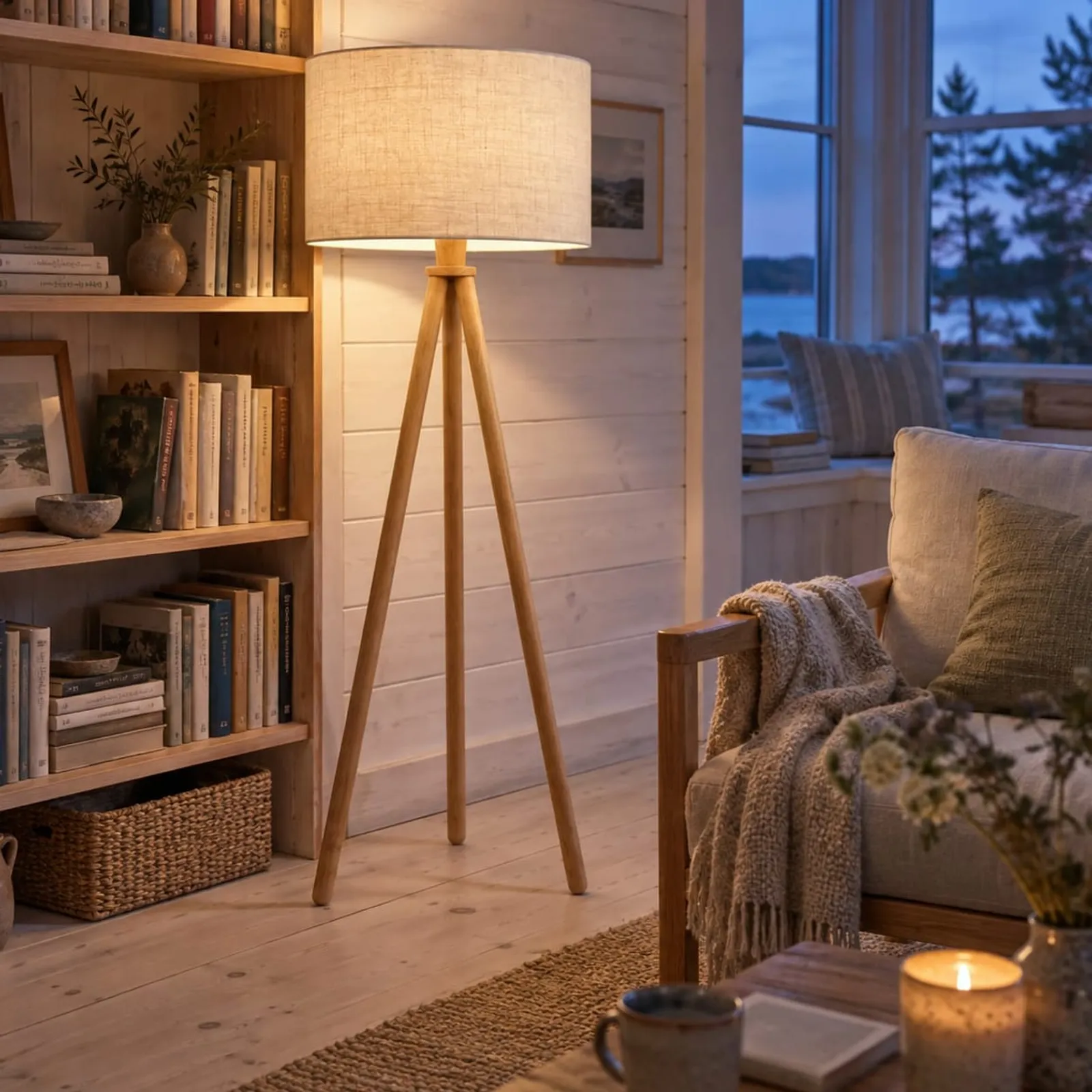 Lampadaire Sund naturel VI - image 3