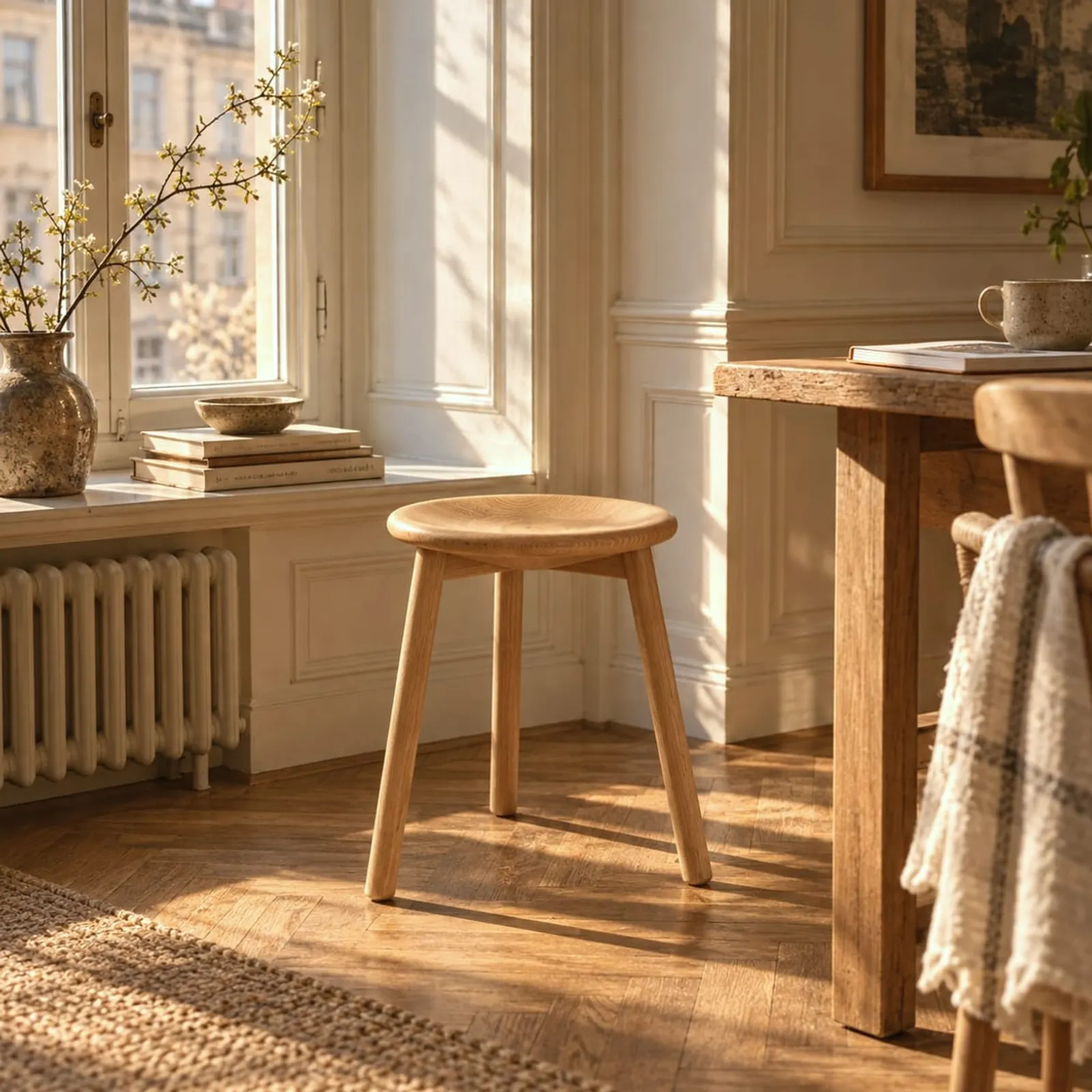 Tabouret Holm ocre - image 3