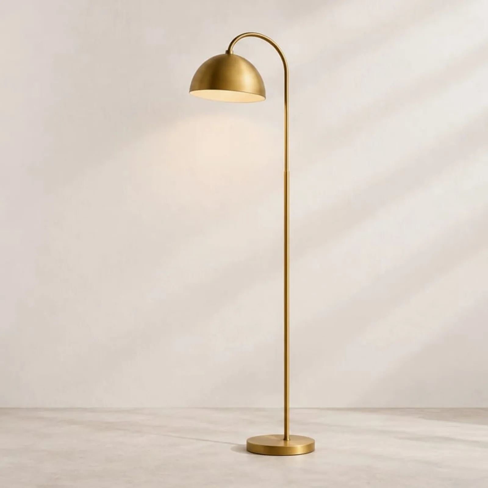 Golvlampa Ull Mässing - bild 1