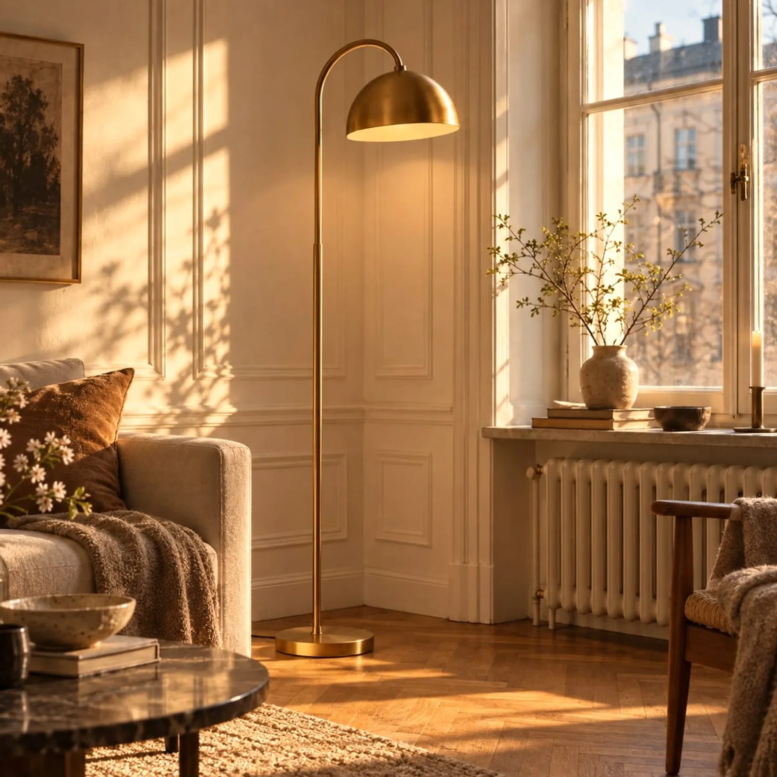 Golvlampa Viken Ockra III - bild 2