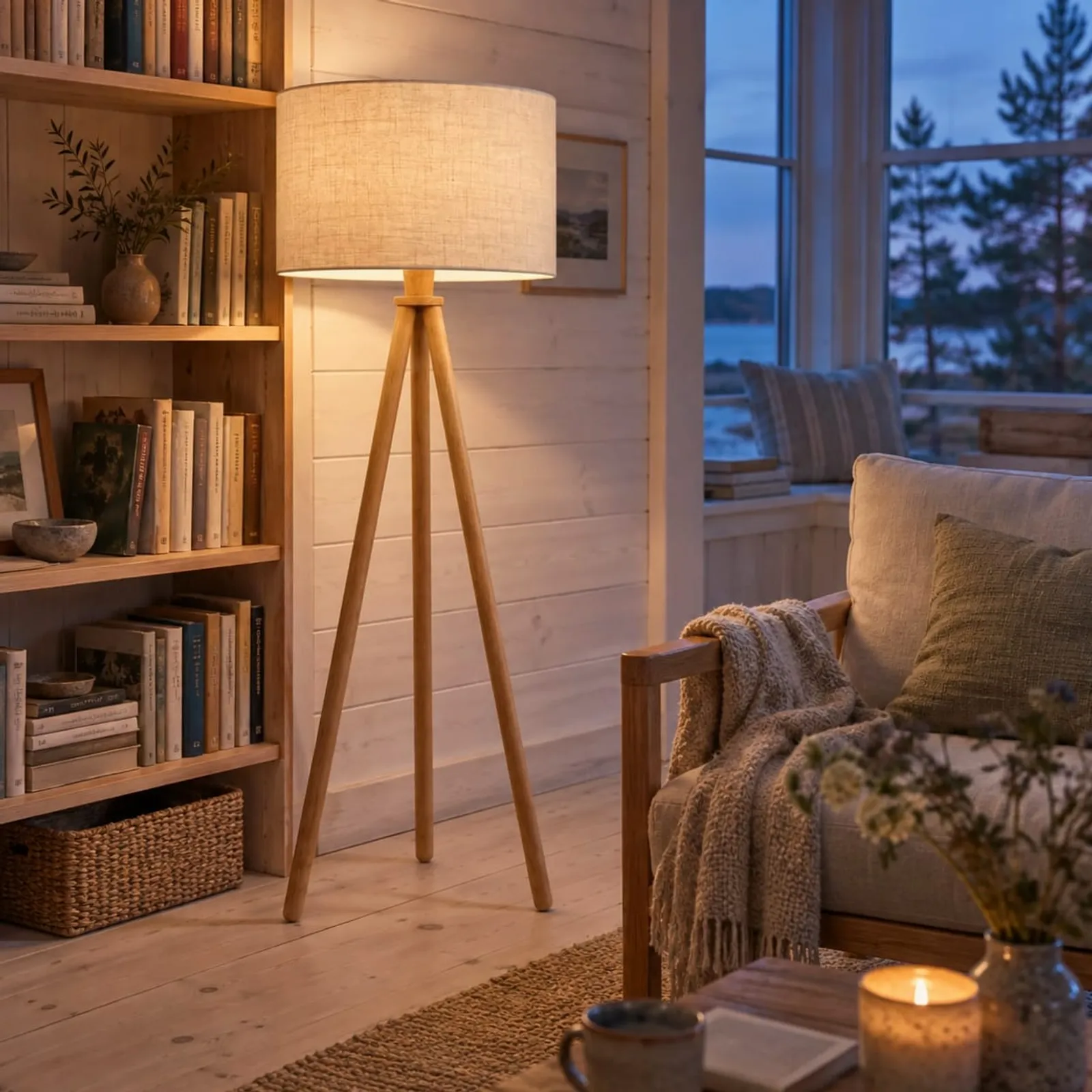 Lampadaire Ljungen naturel II - image 3