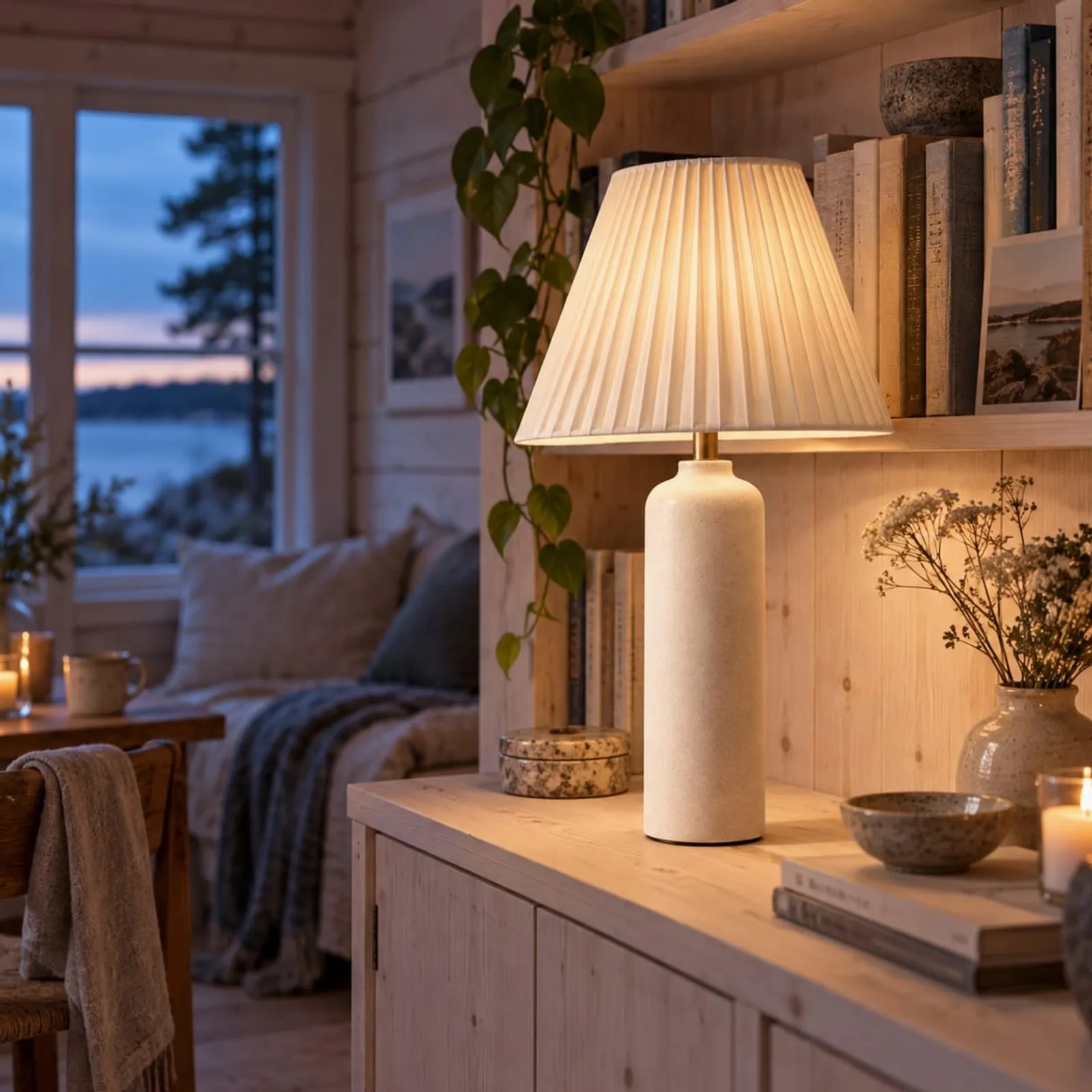 Bordslampa Nypon Kritvit - bild 2