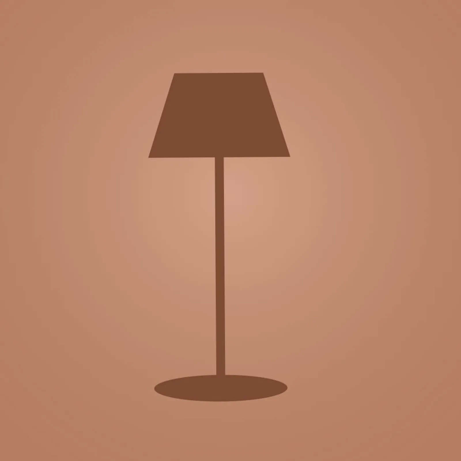 Golvlampa Slån Terrakotta - bild 1