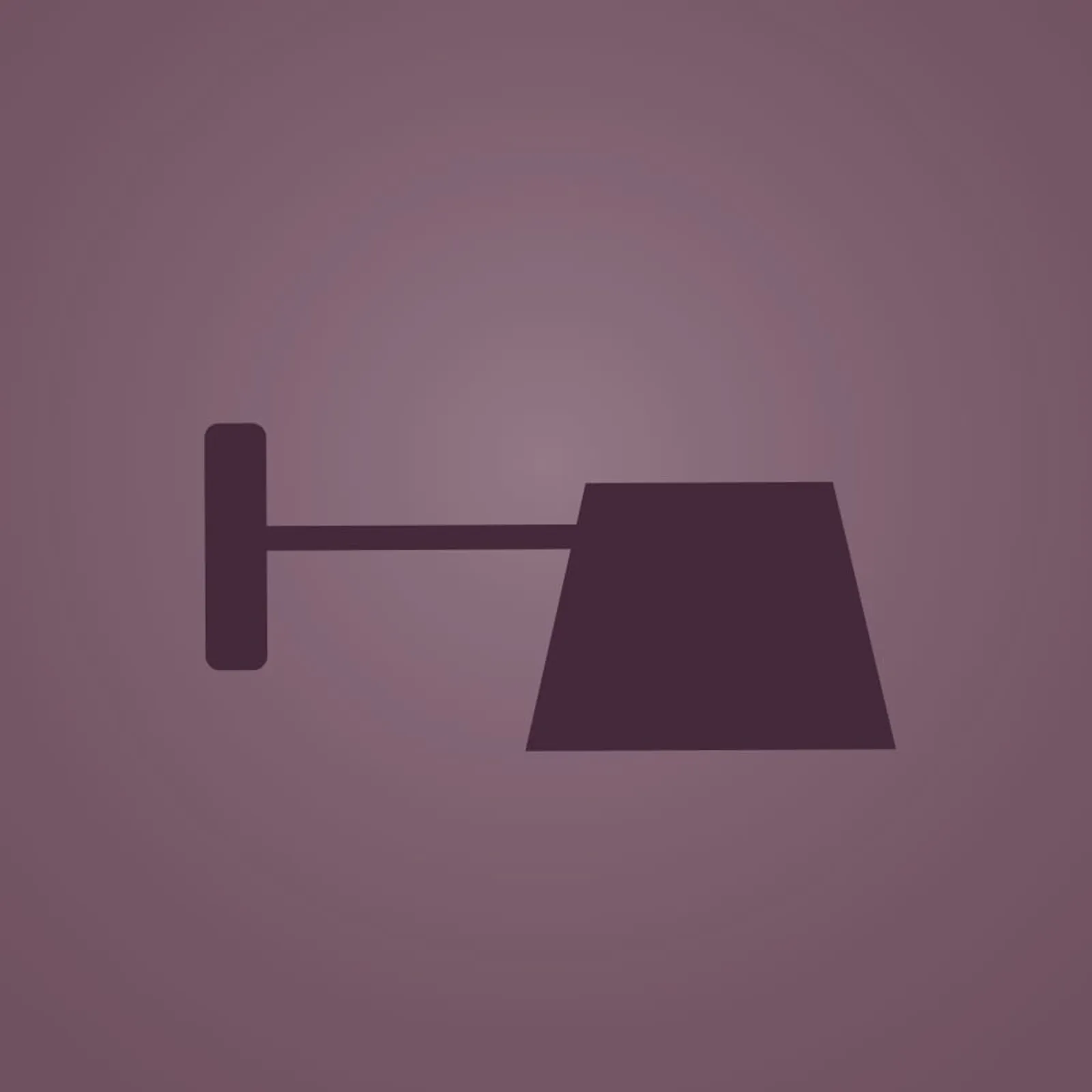 Vägglampa Grund Plommon - bild 1