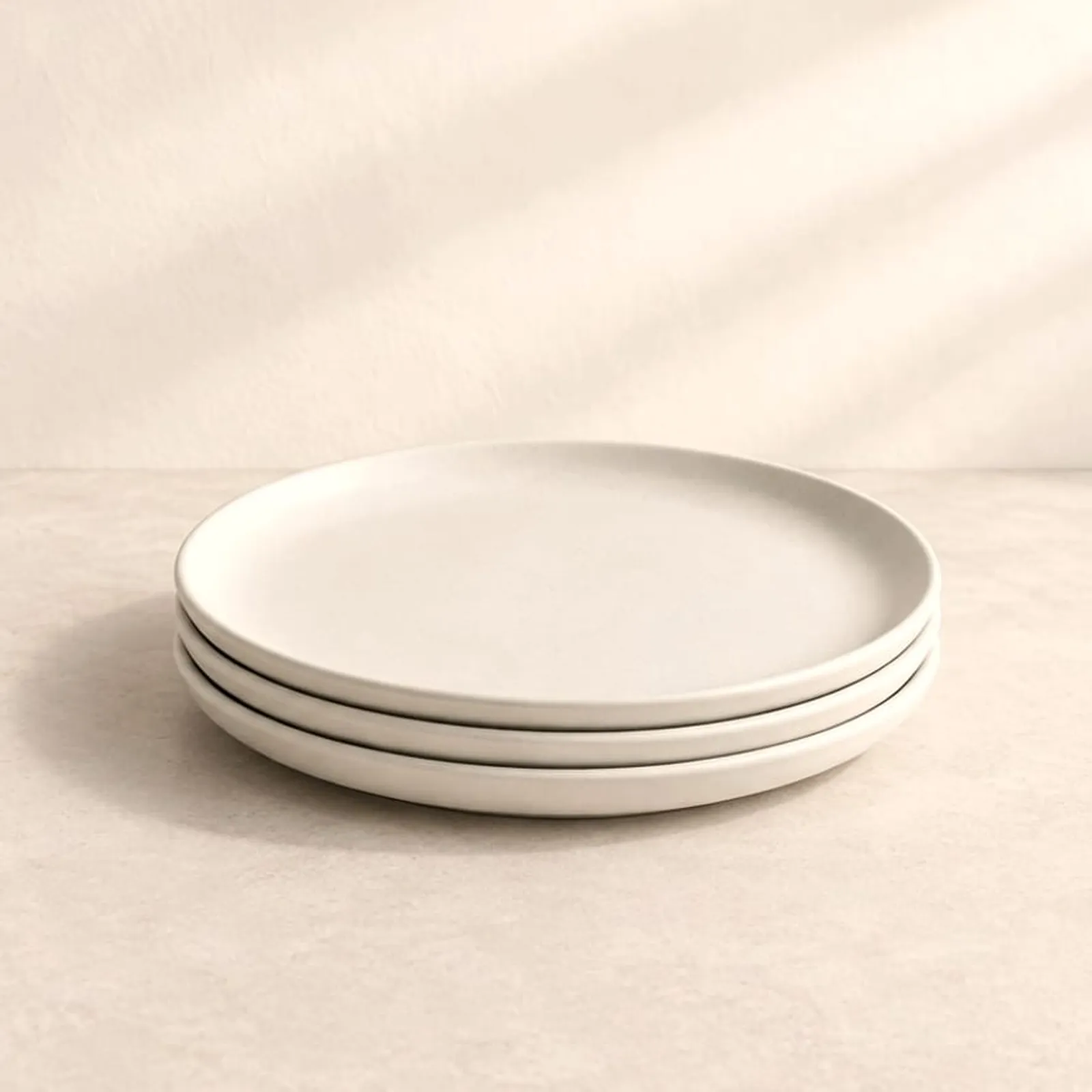 Assiette Grund blanc craie III - image 1