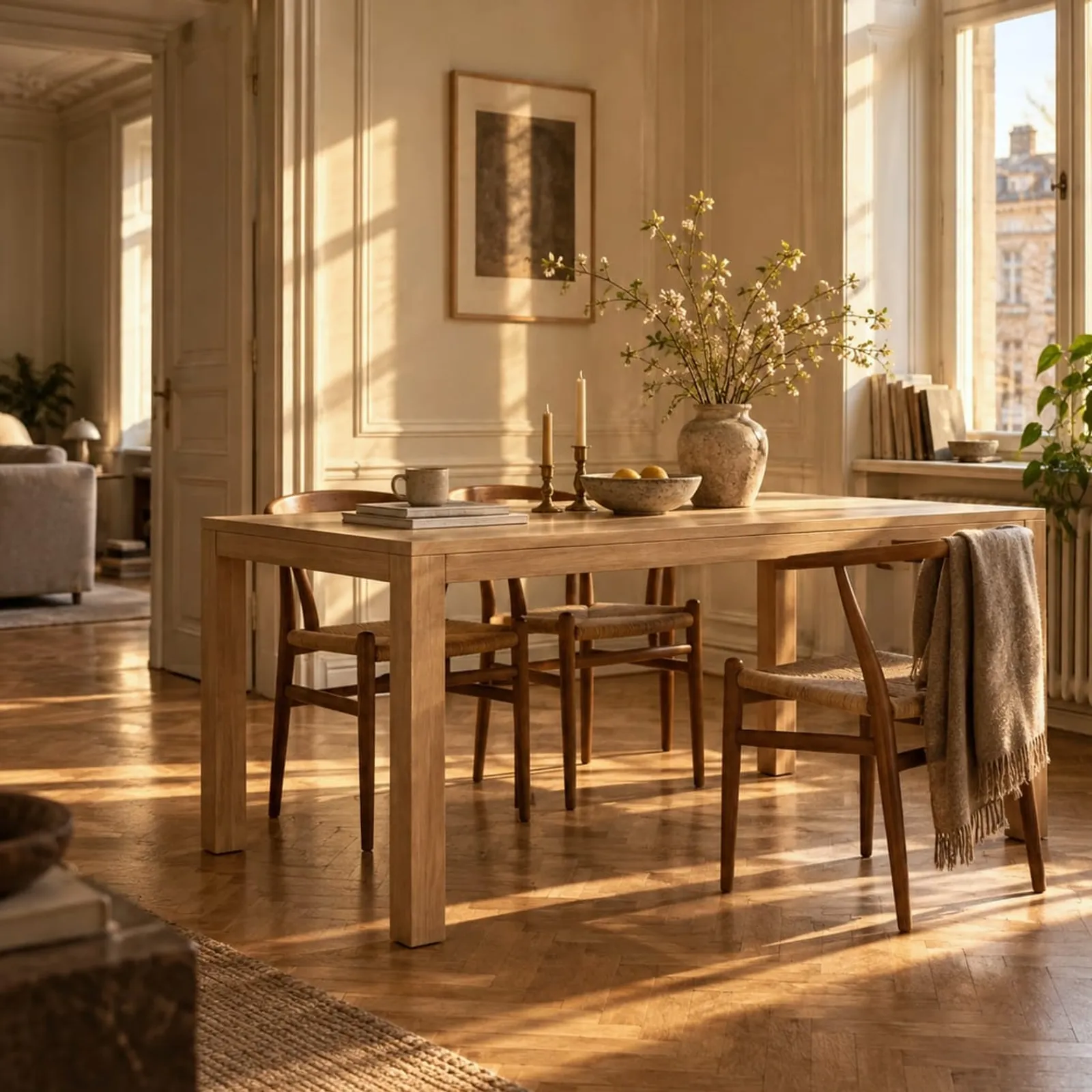 Table à manger Rönn charbon - image 2