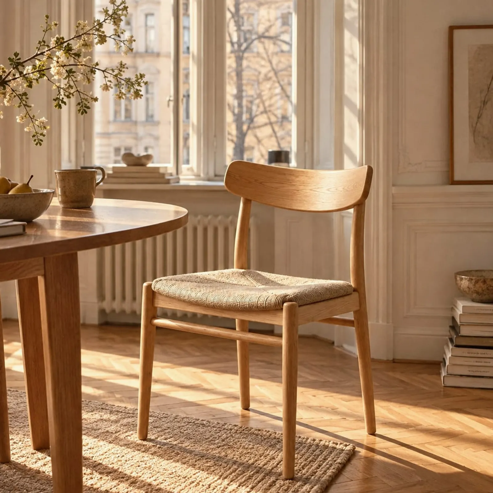 Chaise Lind en chêne - image 3