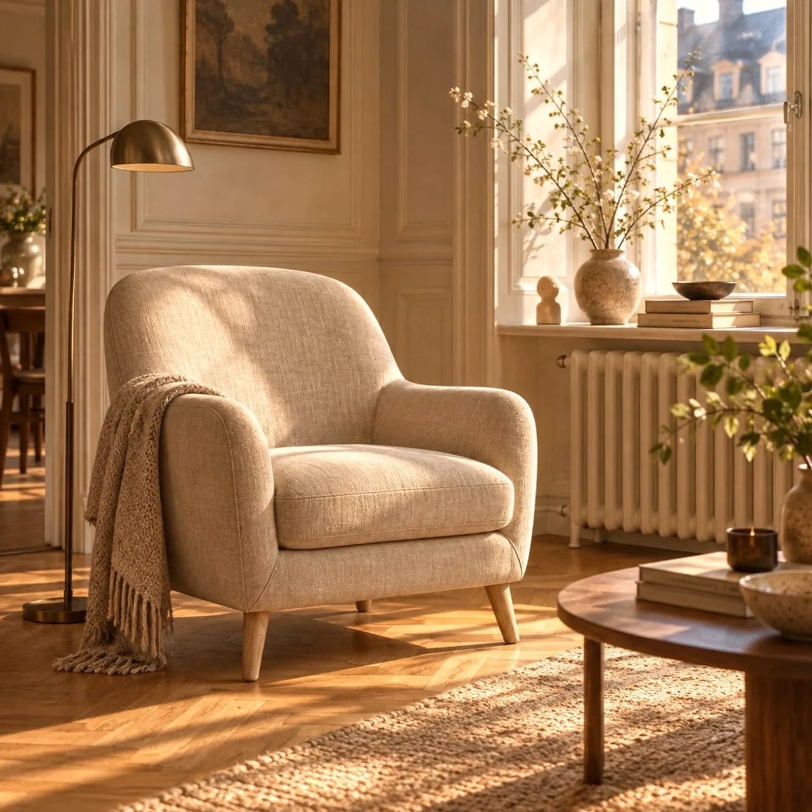 Fauteuil Kvarn en velours - image 2