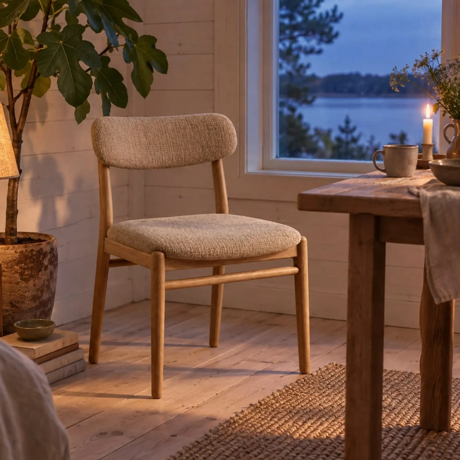 Chaise Alm naturel VI - image 3
